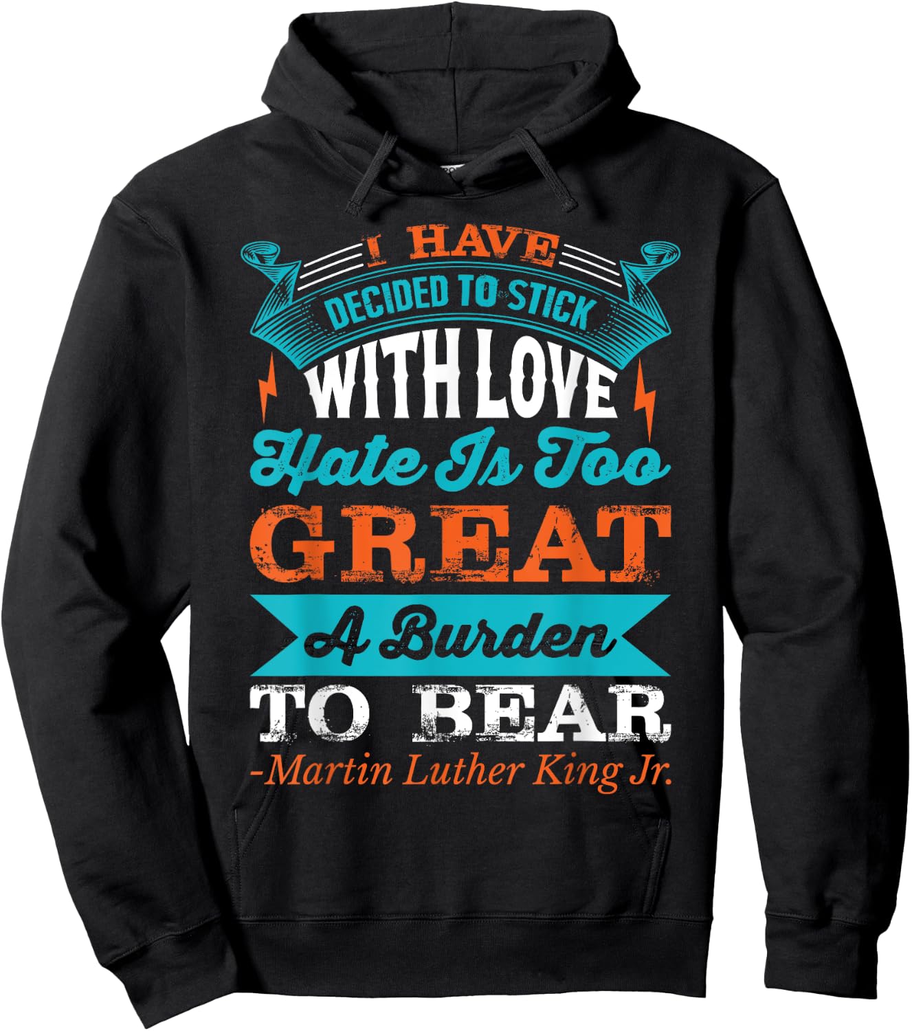 Martin Luther King Jr. Hoodie - Hoodie | Black
