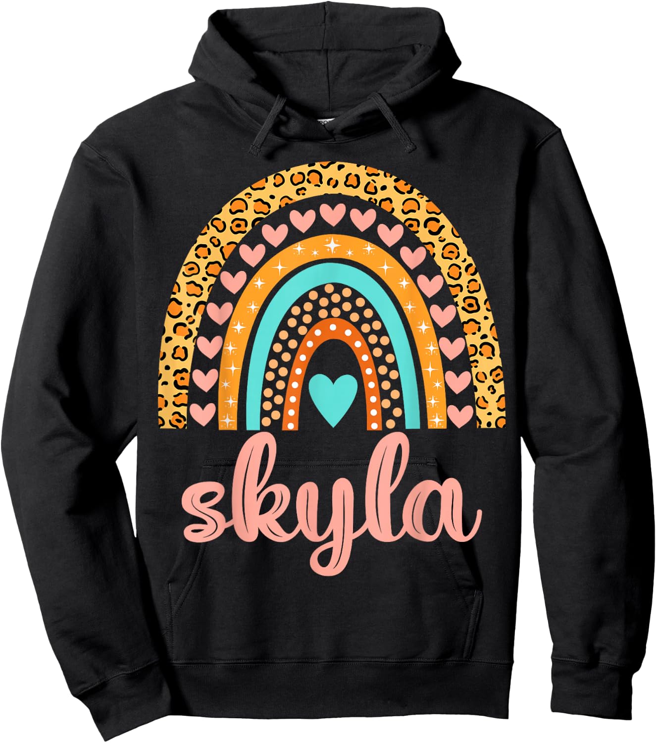 Skyla Skyla Name Birthday Shirt Gift Hoodie - Hoodie | Black