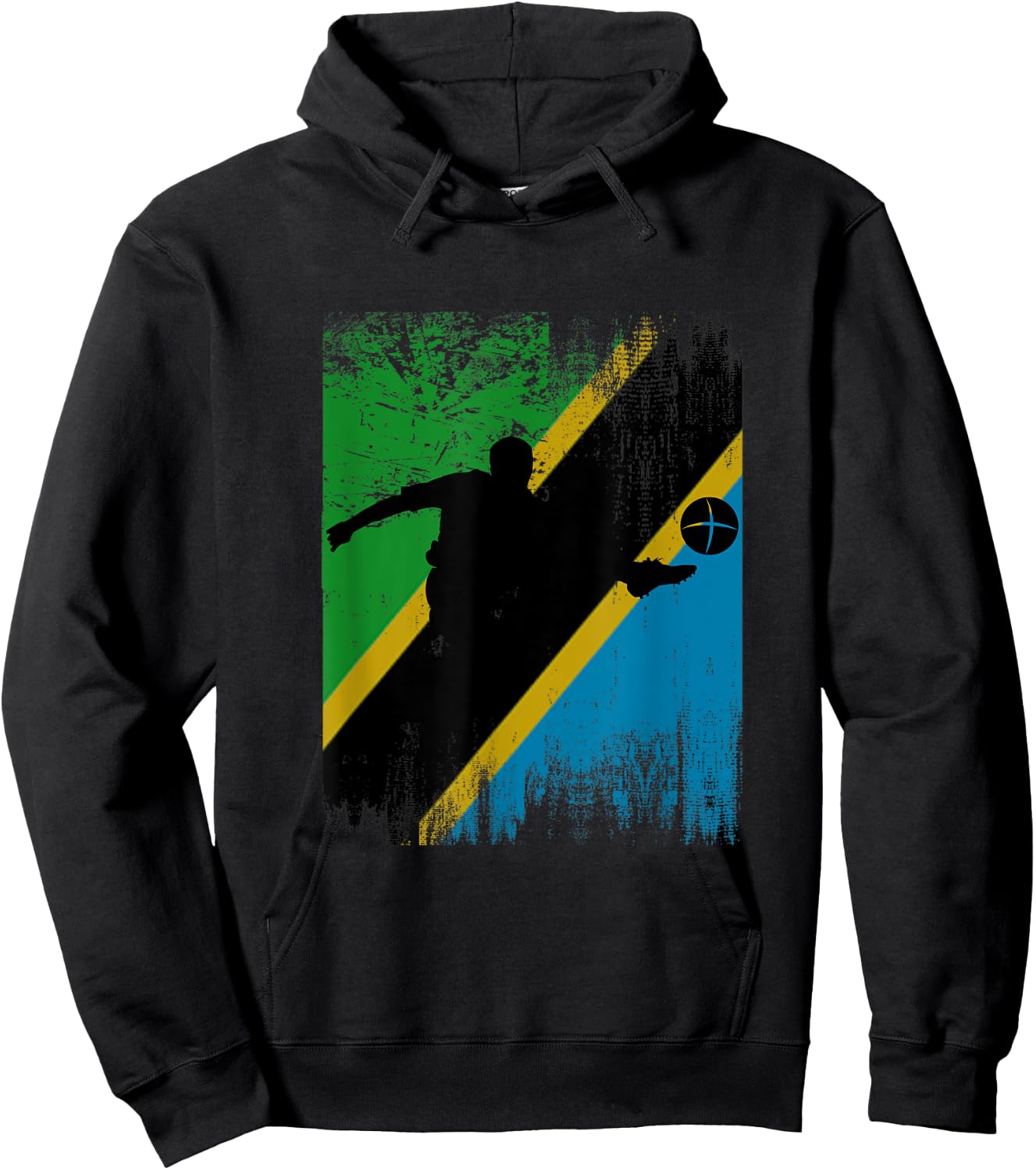 Tanzania Soccer Tanzanian Football Tanzania futbol team Hoodie - Hoodie | Black
