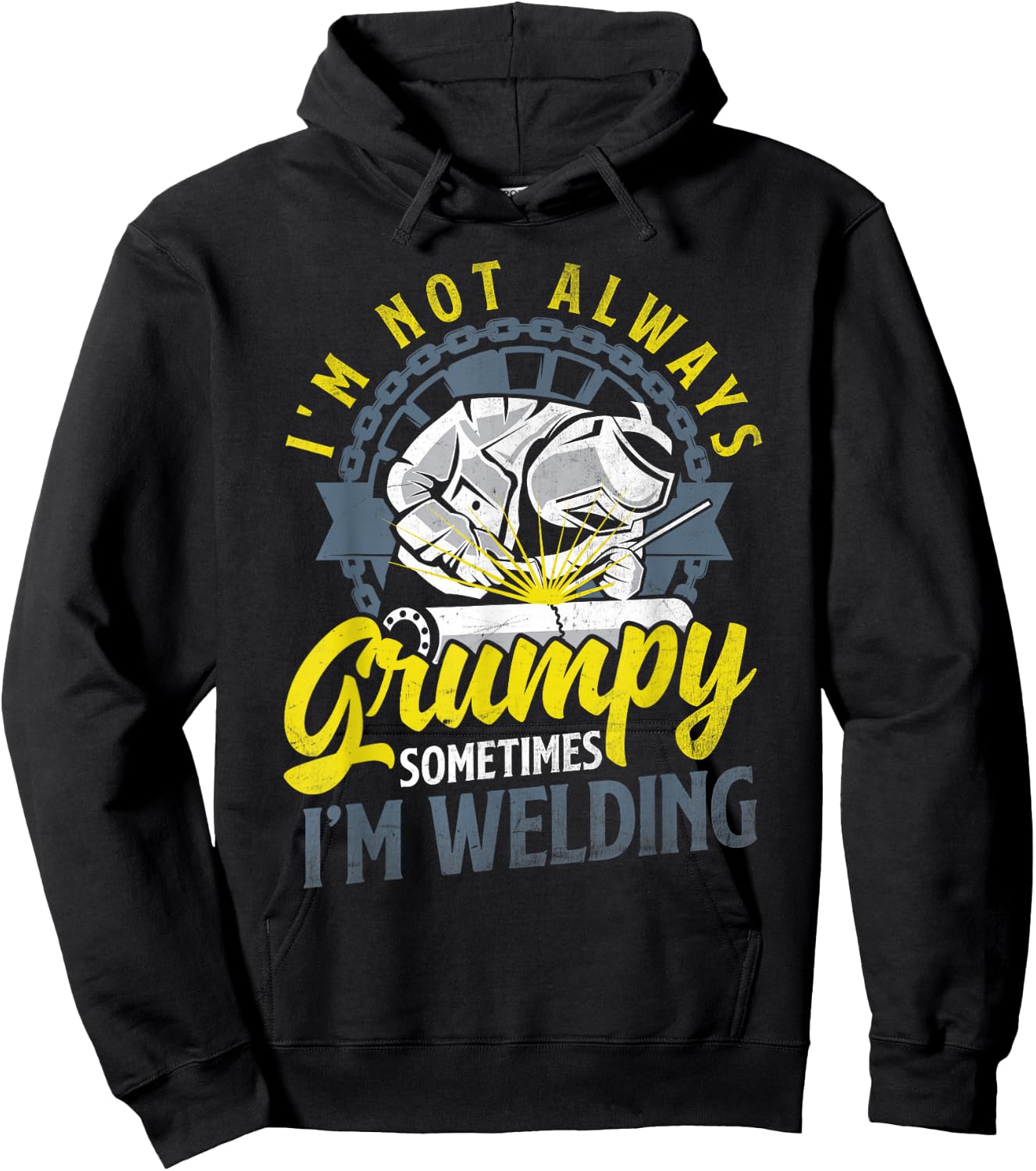 Welding Metalworking Funny Welder Quote Hoodie - Hoodie | Black