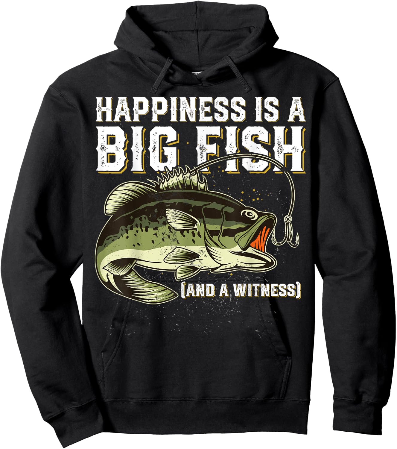 Funny Fishing Saying Fish Men Women Hoodie - Hoodie | Black