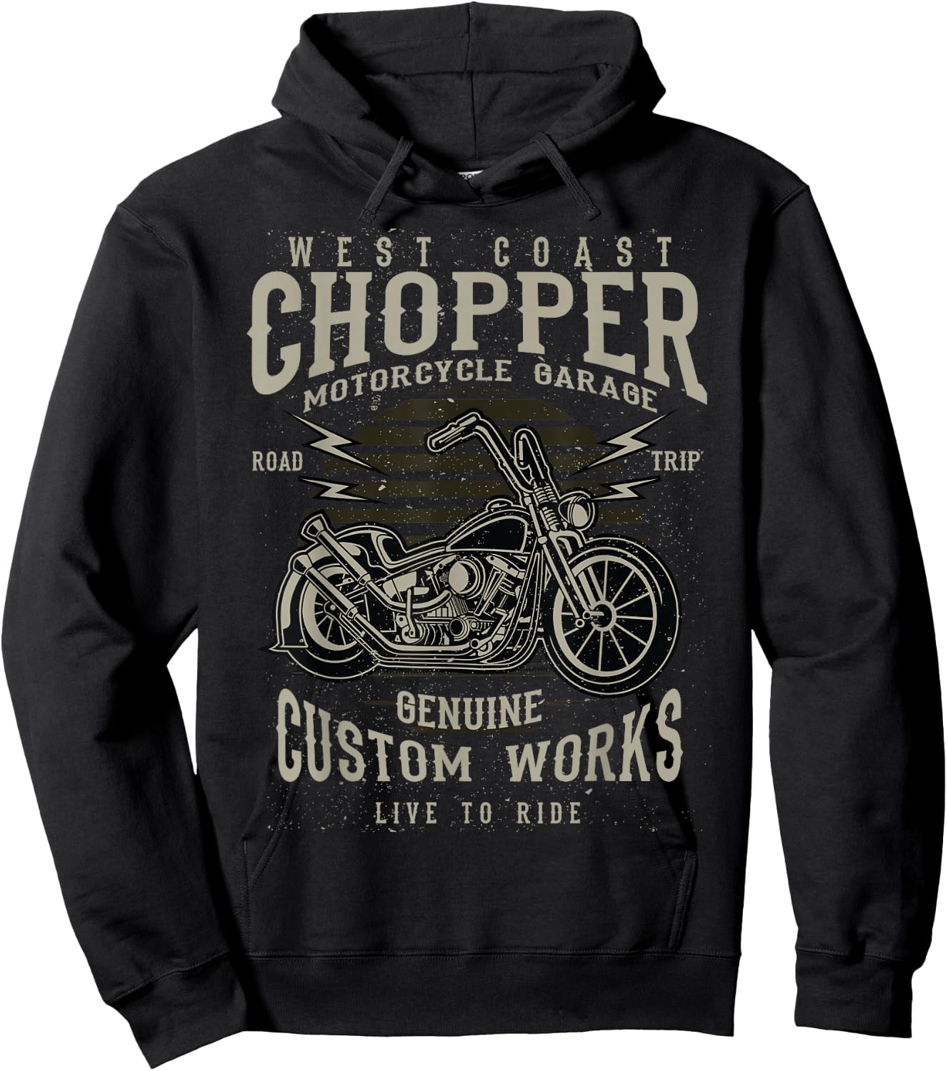 West Coast Chopper Motorcycle Garage Hoodie - Hoodie | Black
