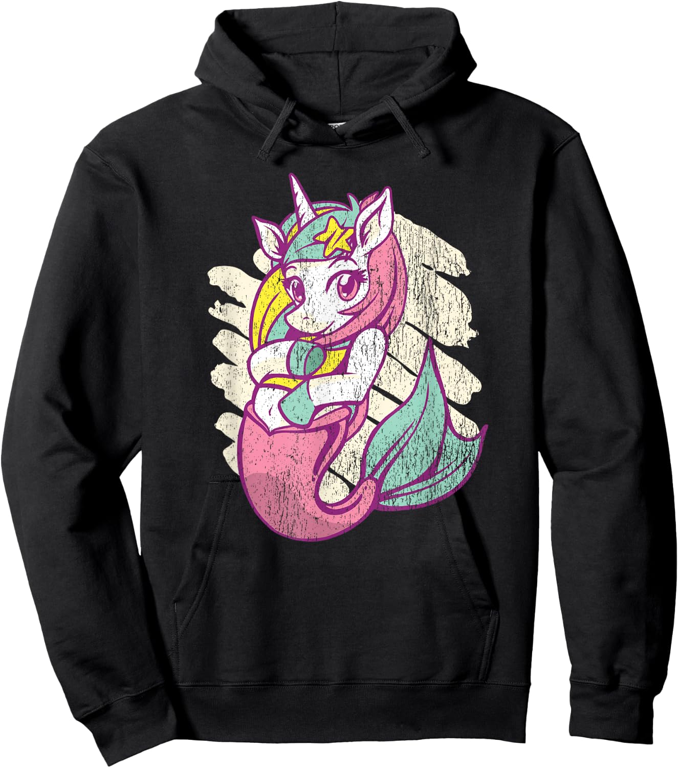 Mermicorn Mermaid Unicorn Magic Sea Creature Gift Hoodie - Hoodie | Black