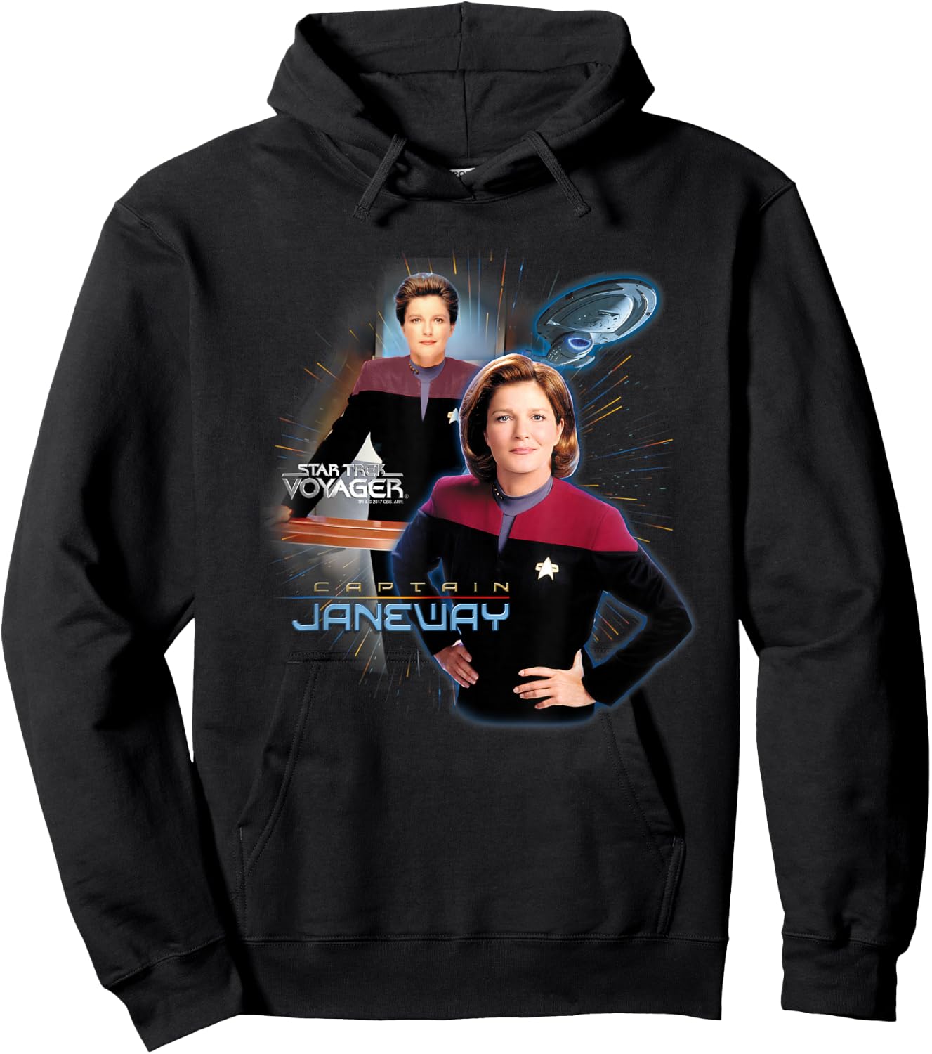 Star Trek Captain Janeway Hoodie - Hoodie | Black