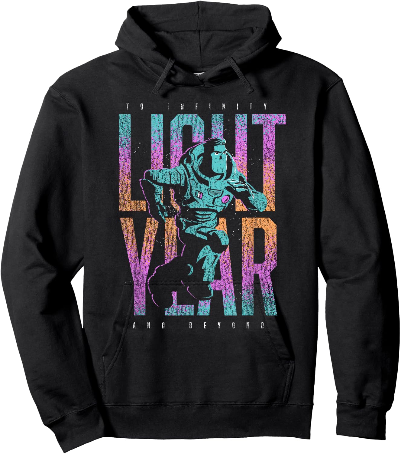 Disney Pixar Lightyear Buzz Lightyear to Infinity and Beyond Small Hoodie - Hoodie | Black