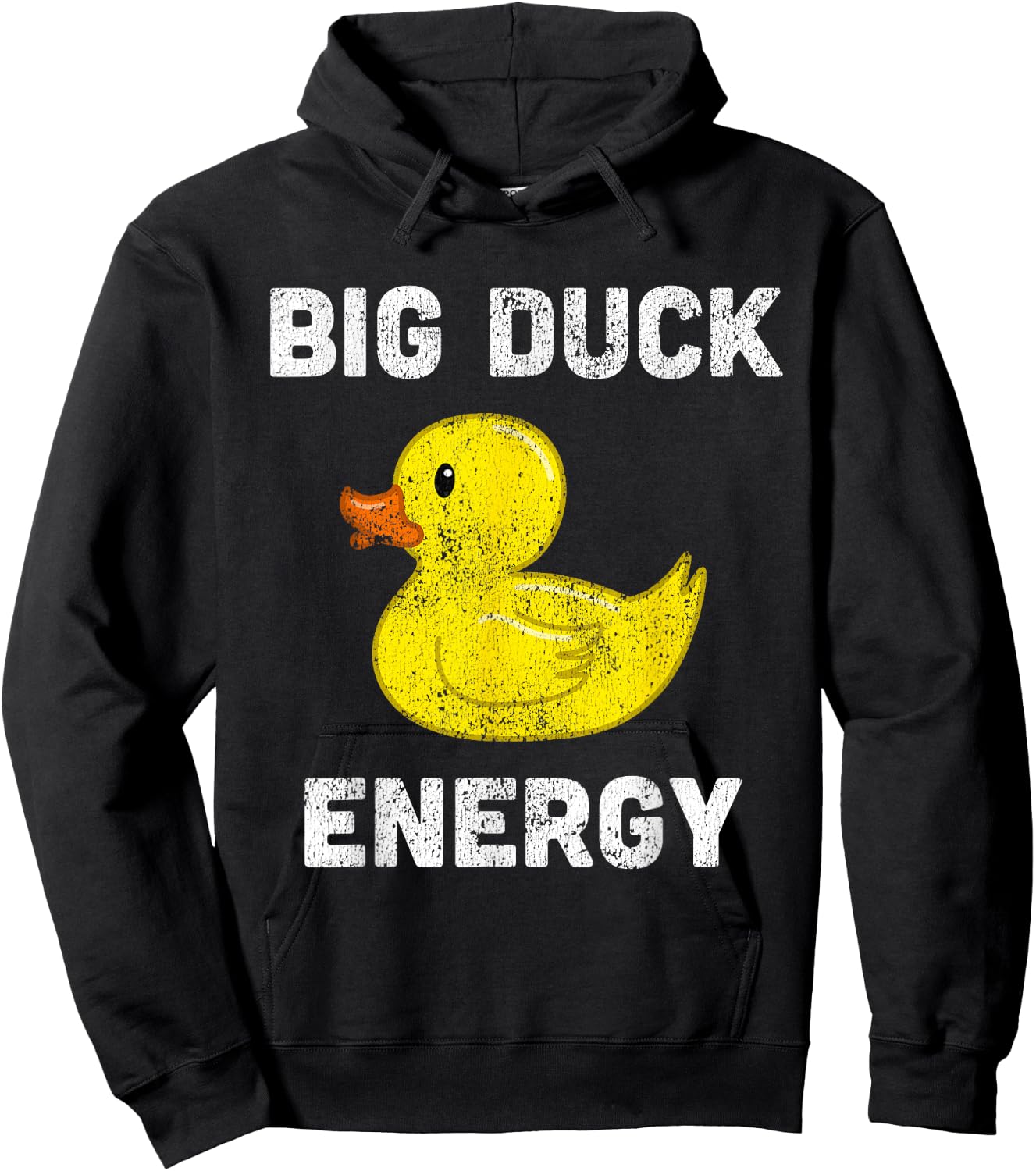 Rubber Ducky, Funny Meme, Big Duck Energy Hoodie - Hoodie | Black