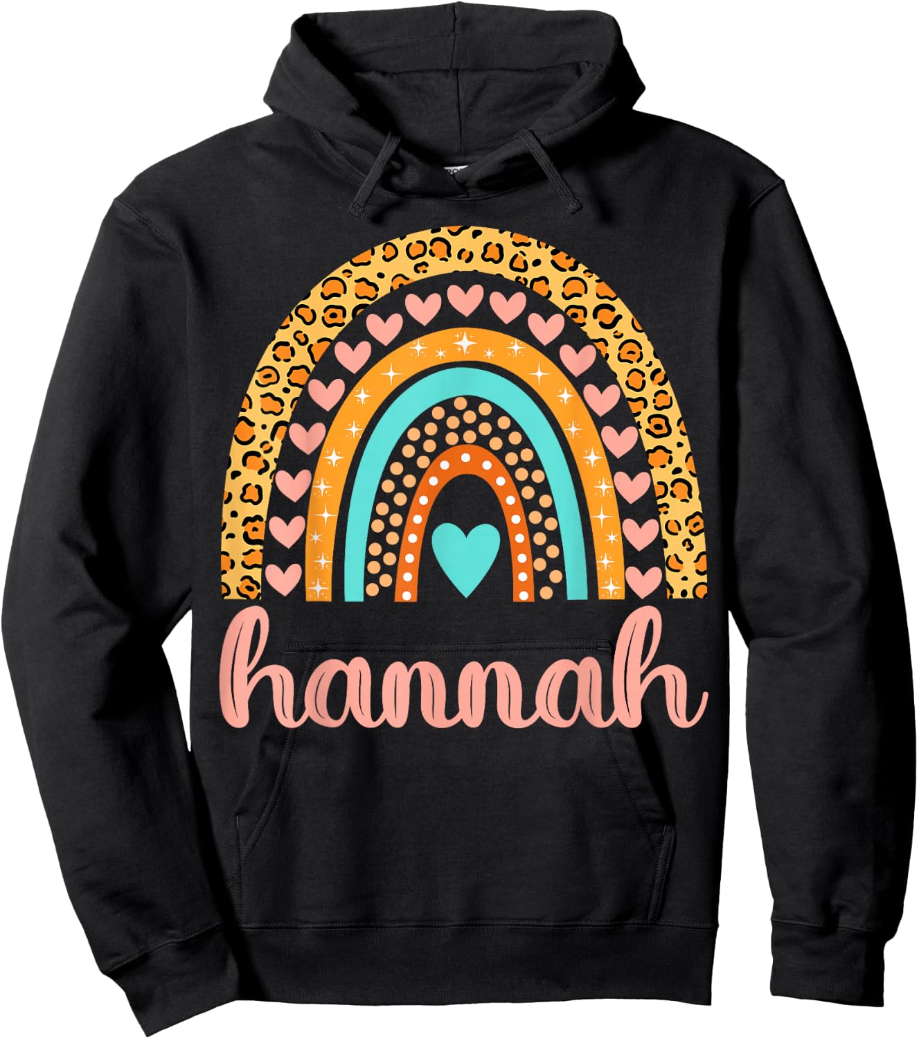 Hannah Hannah Name Birthday Shirt Gift Hoodie - Hoodie | Black