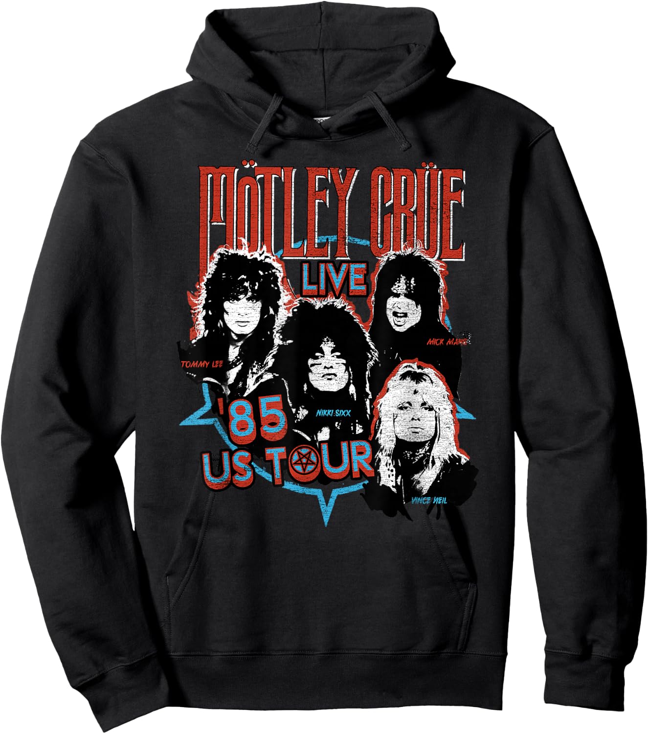 Mötley Crüe - '85 Tour Hoodie - Hoodie | Black