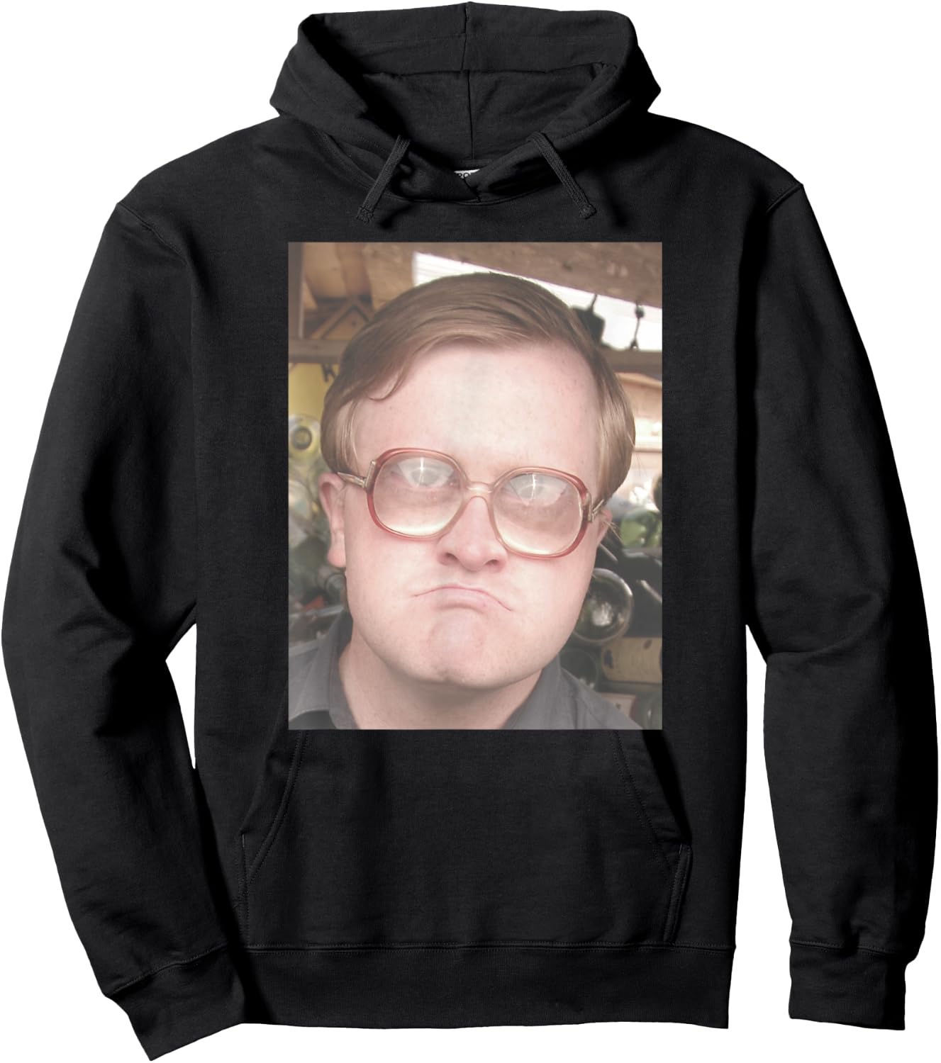 Trailer Park Boys Bubbles Front & Back Portrait Hoodie - Hoodie | Black