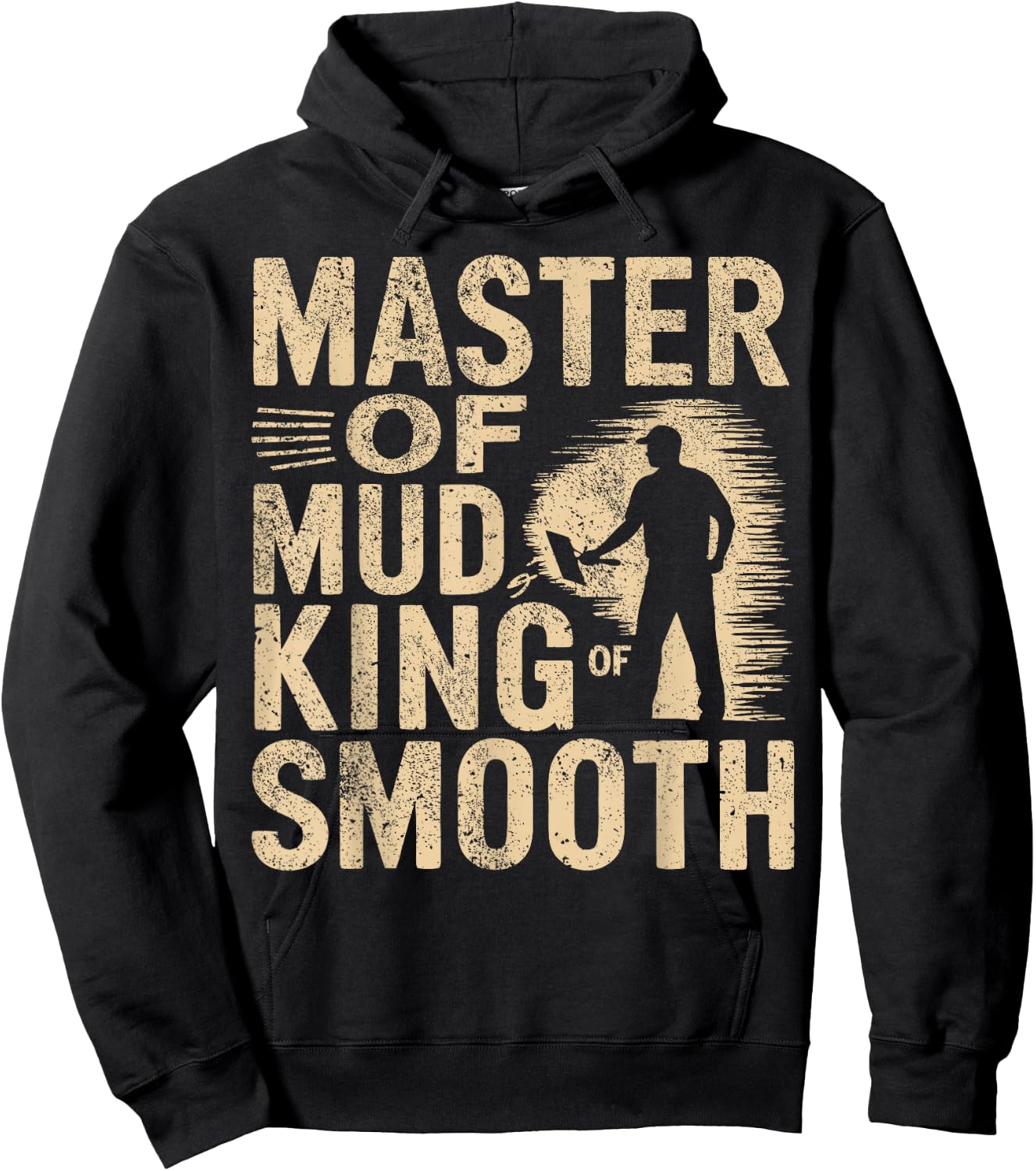 Drywaller Crew I King Of Smooth I Drywall Finisher Hoodie - Hoodie | Black