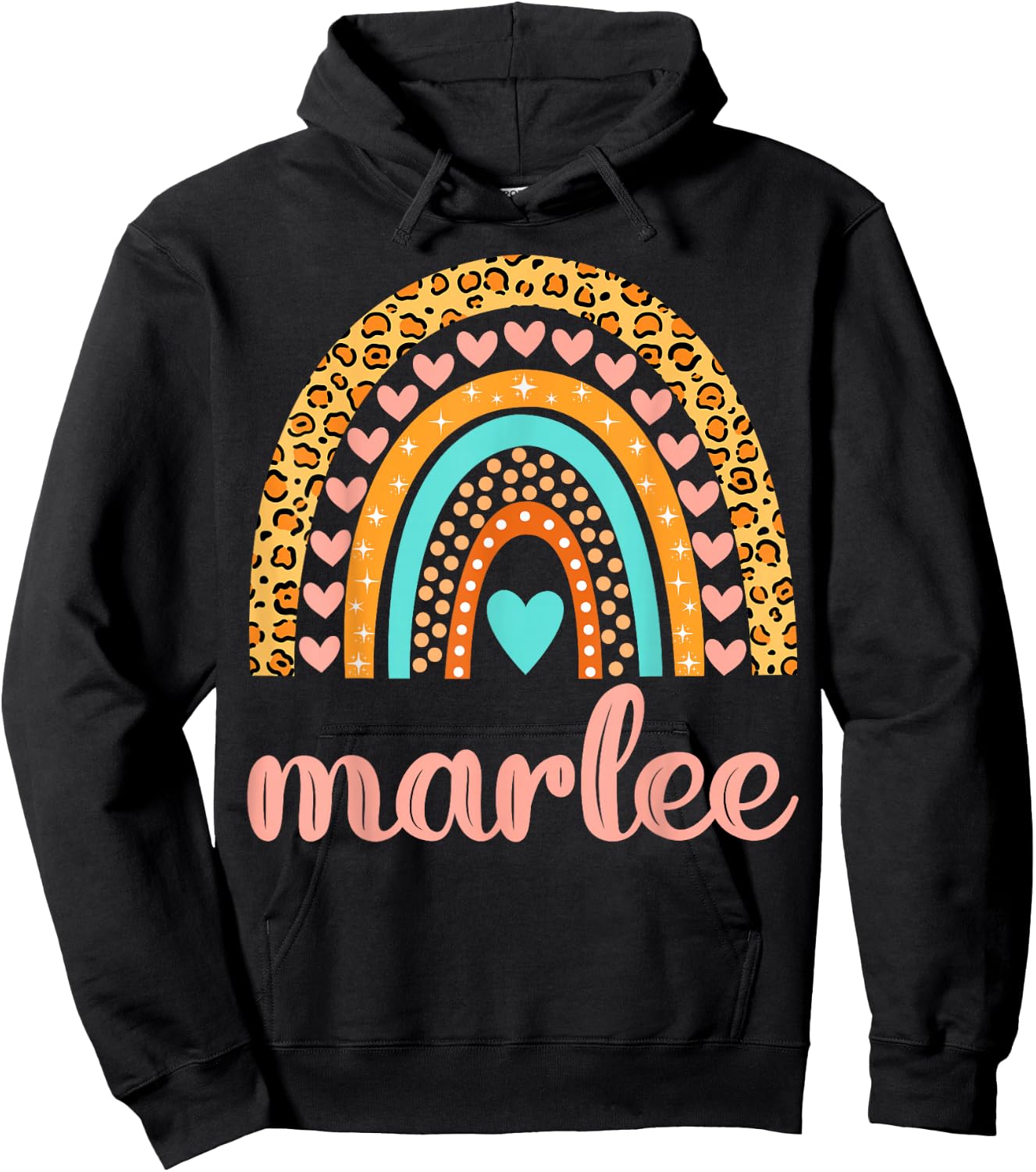Marlee Marlee Name Birthday Shirt Gift Hoodie - Hoodie | Black