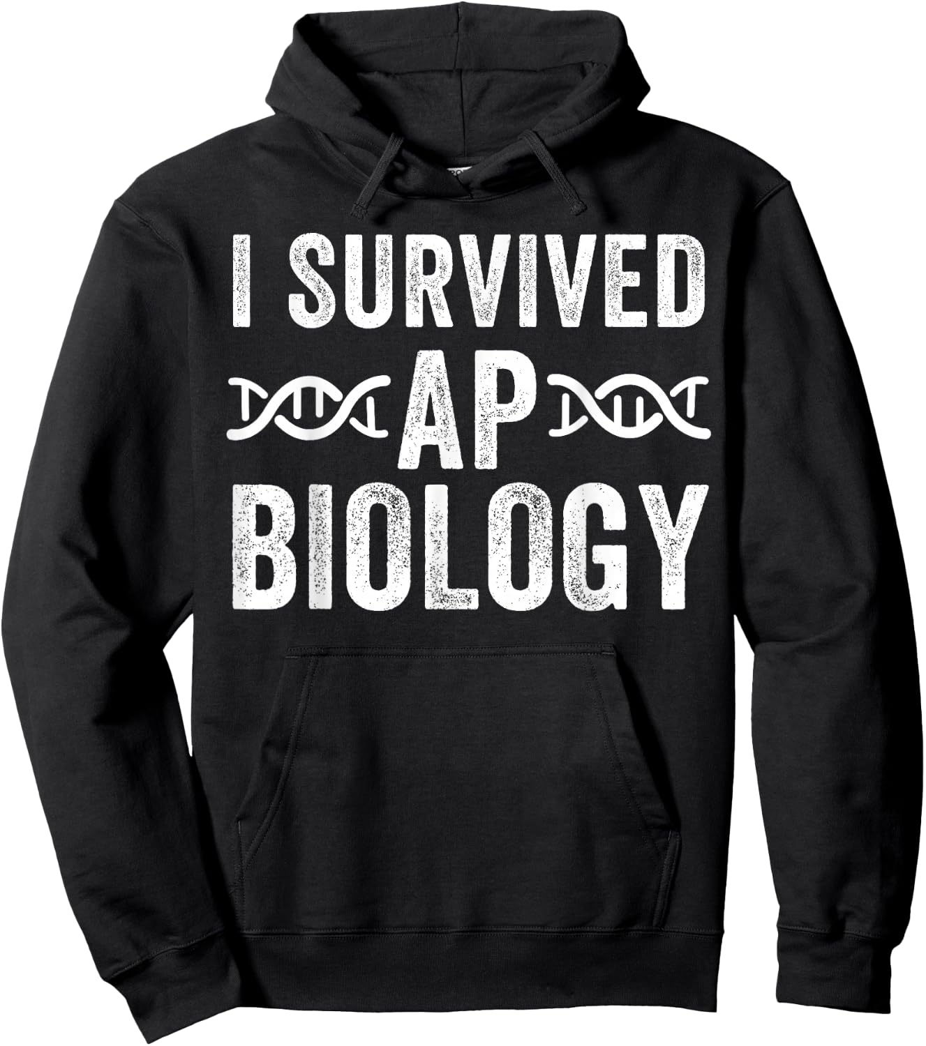 I Survived AP Biology Funny AP Bio Exam High School Class Hoodie - Hoodie | Black