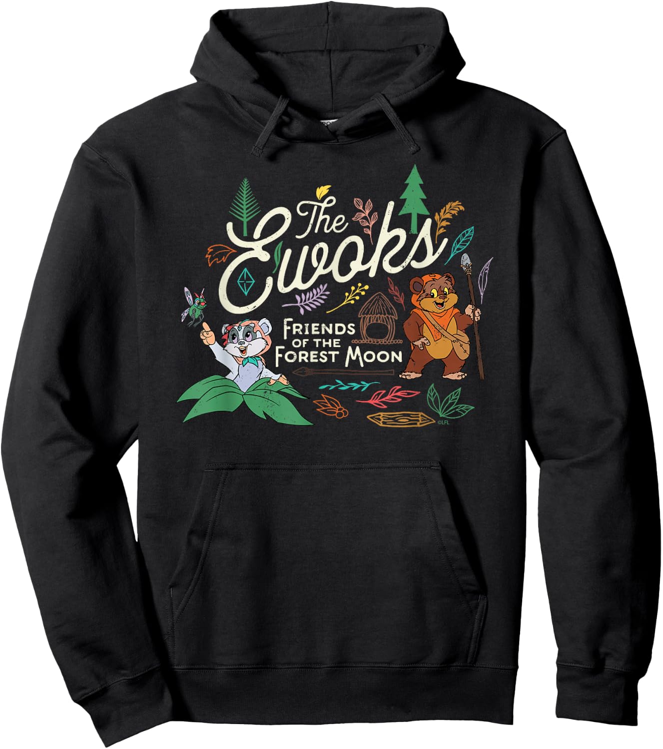 Star Wars The Ewoks Friends of the Forest Moon Hoodie - Hoodie | Black