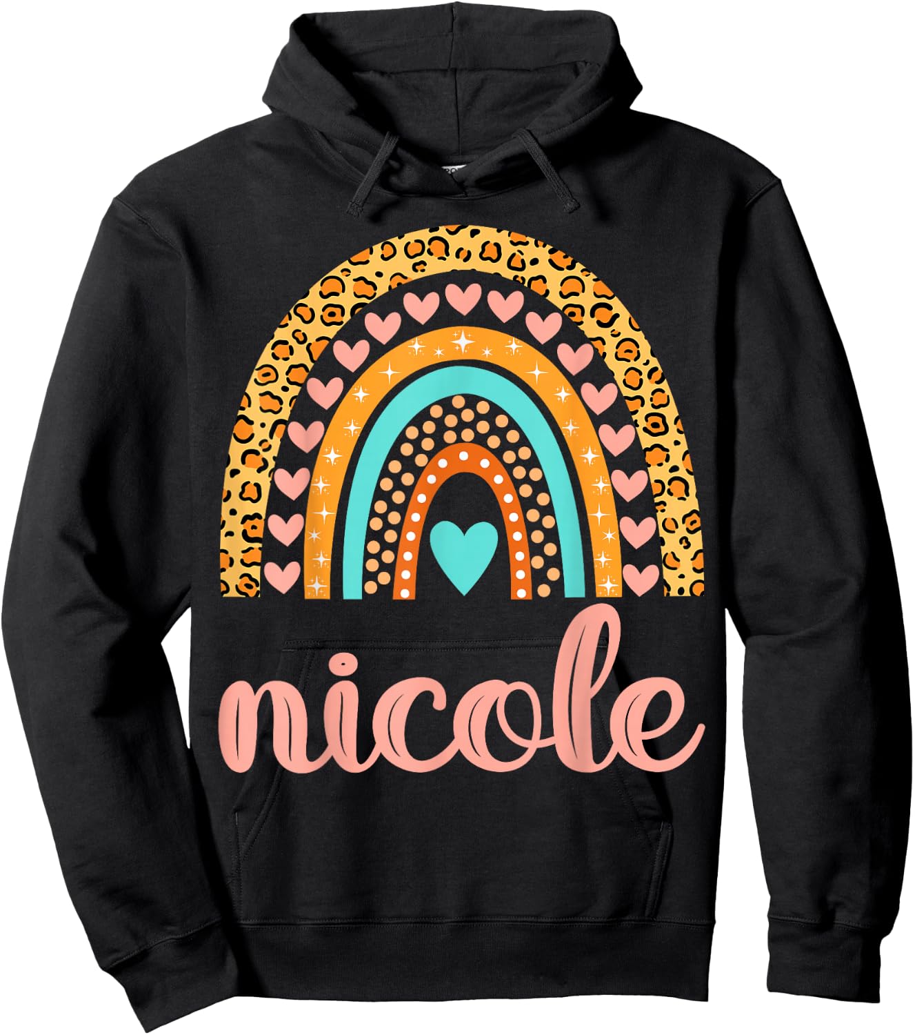 Nicole Nicole Name Birthday Shirt Gift Hoodie - Hoodie | Black