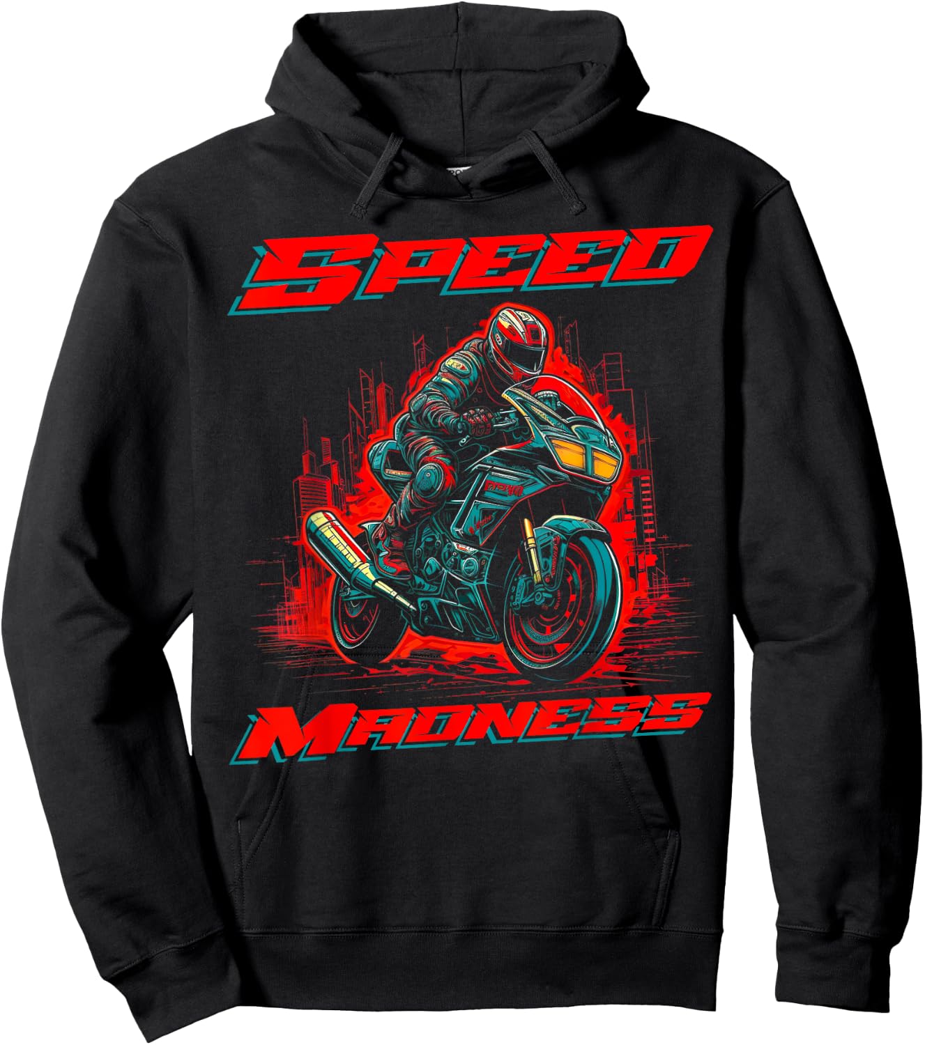 Racing Motorbike Hoodie - Hoodie | Black