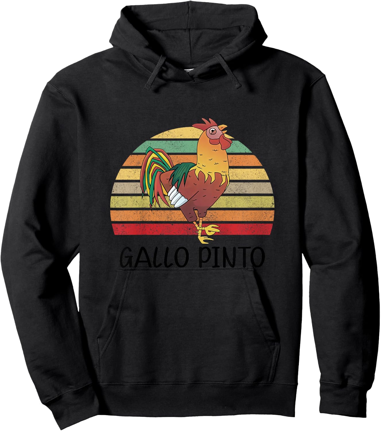Gallo Pinto Baby Announcement Bilingual Nicaragua Toddler Hoodie - Hoodie | Black