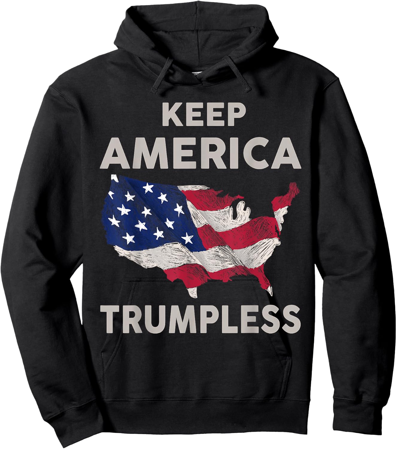 Keep America Trumpless Hoodie - Hoodie | Black