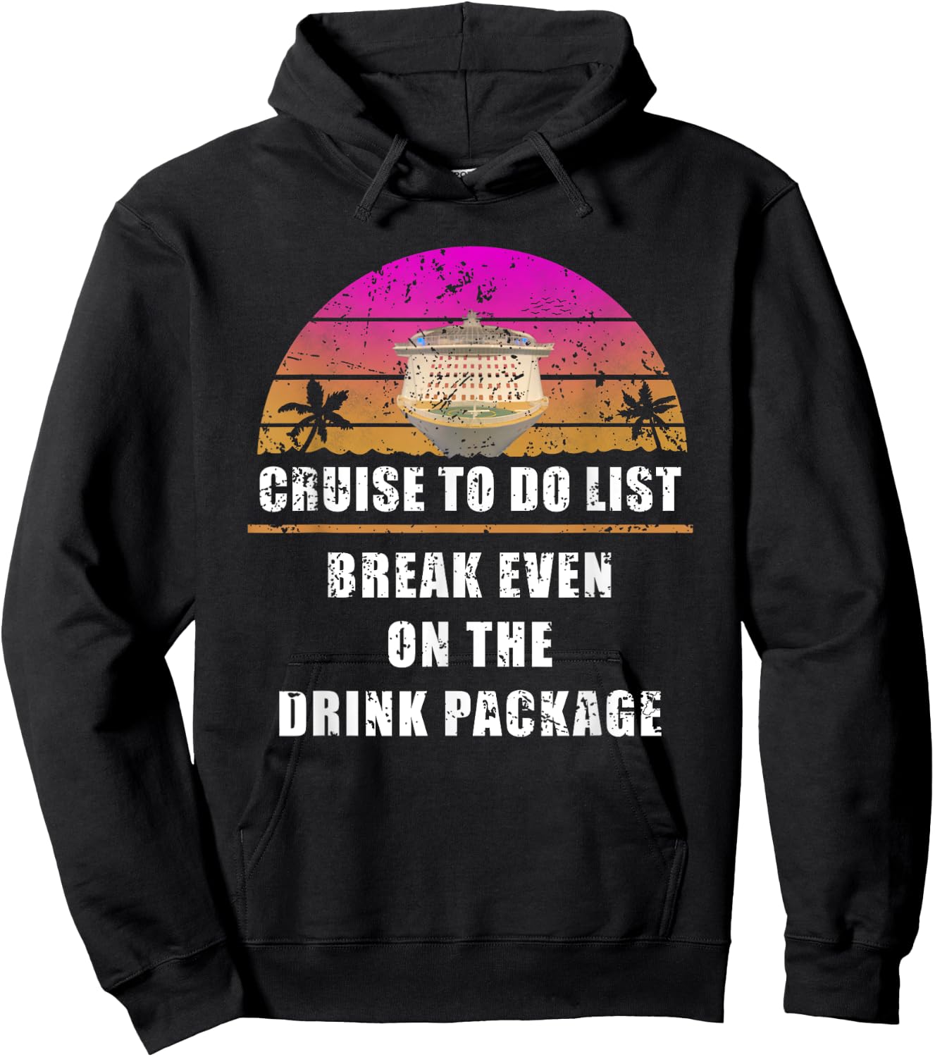 Cruise Drink Package Hoodie - Hoodie | Black