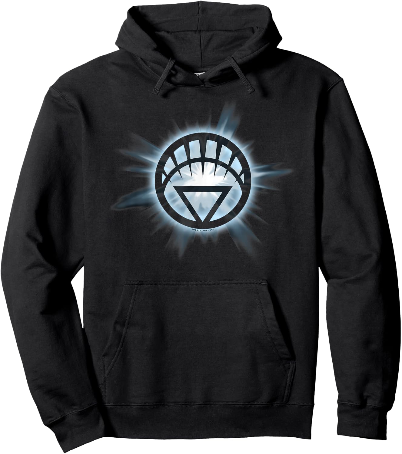 Green Lantern White Glow Hoodie - Hoodie | Black