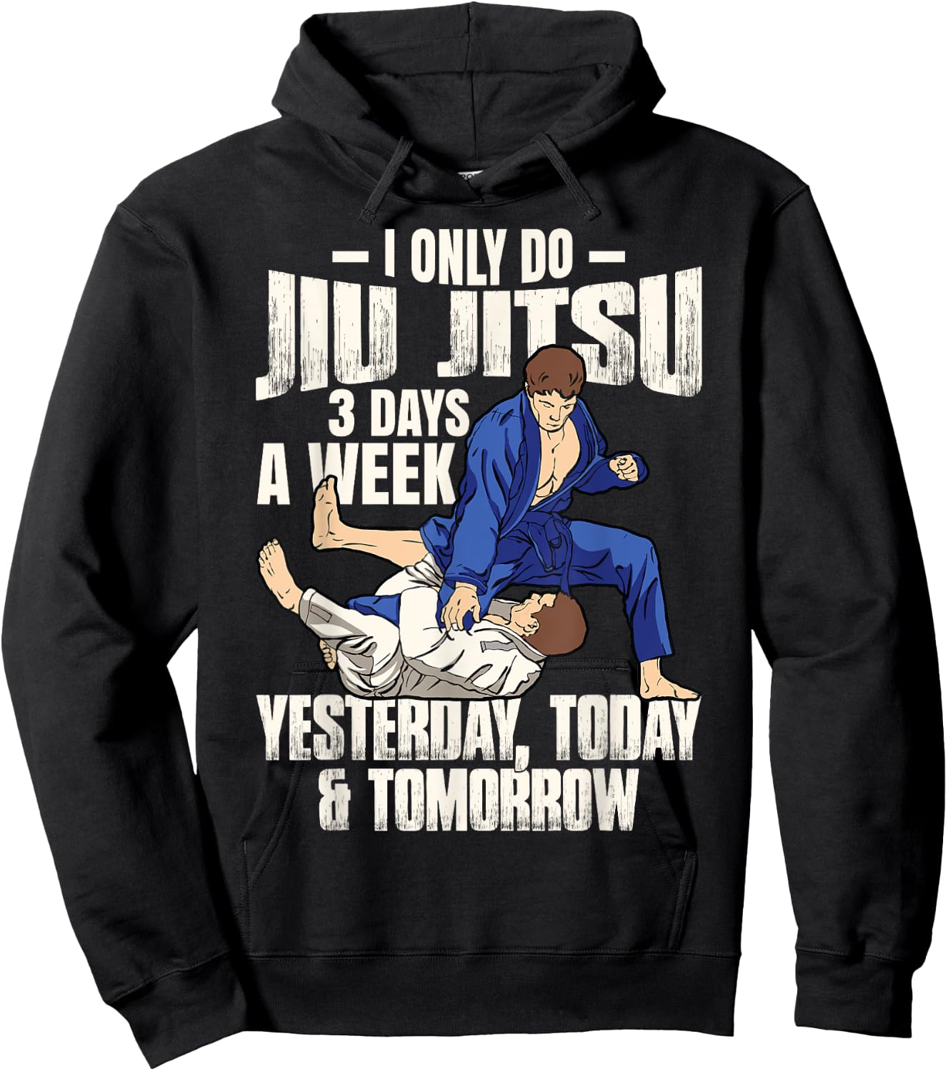 Funny Jiu Jitsu Martial Art Brazilian BJJ Hoodie - Hoodie | Black