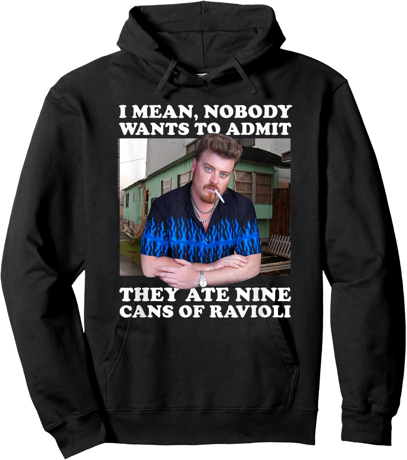 Ripple Junction x Trailer Park Boys Nine Cans of Ravioli Hoodie - Hoodie | Black