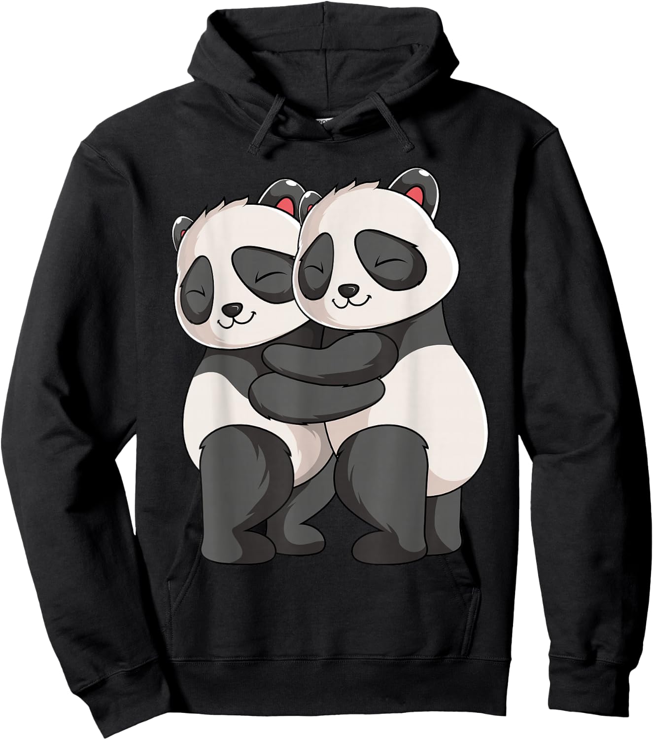 Panda Lovers Panda Bear Girls Children Hoodie - Hoodie | Black