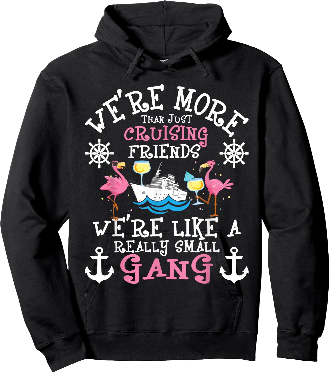 We're More Than Just Cruising Friends - Cruise Ship Cruiser Small Hoodie - Hoodie | Black