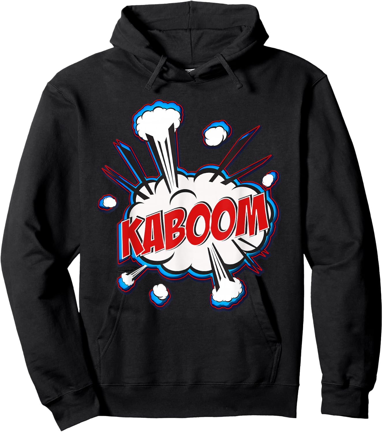 Kaboom Cartoon Comic Sound Effects Hoodie - Hoodie | Black