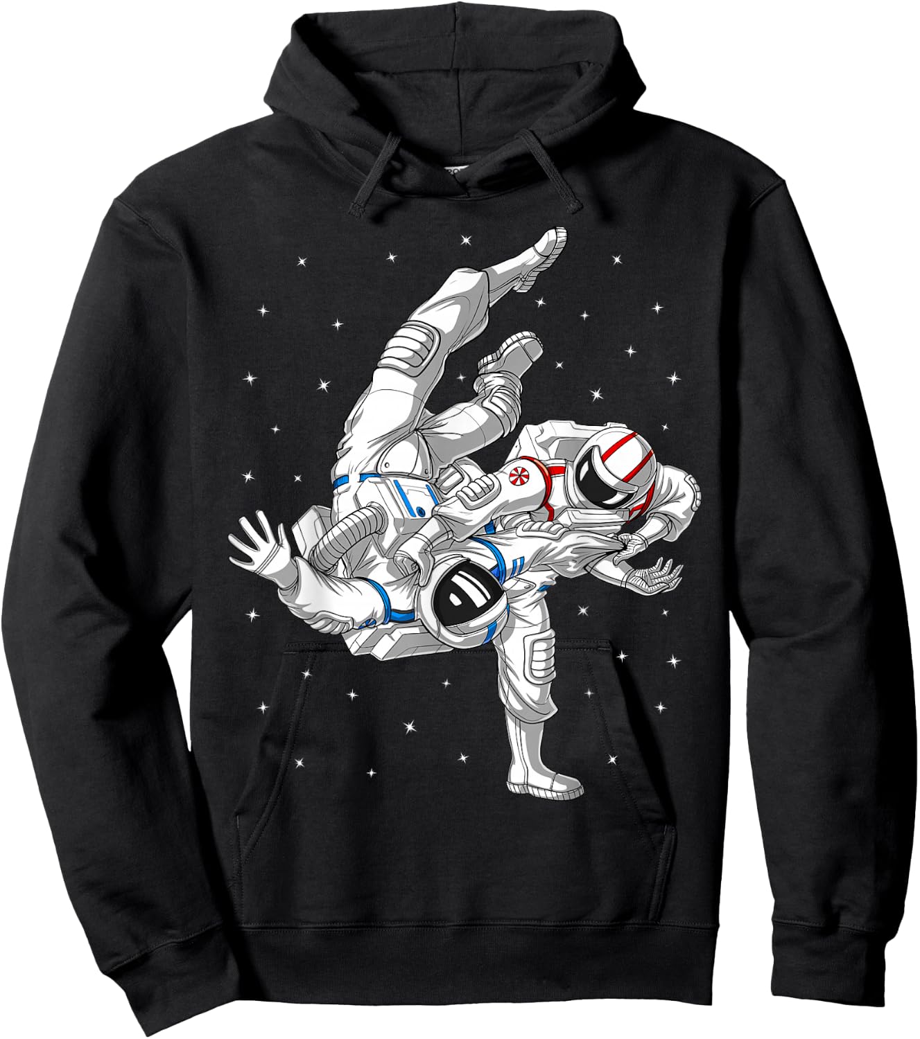 Astronaut Brazilian Jiu-Jitsu Judo Martial Arts Grappling Small Hoodie - Hoodie | Black