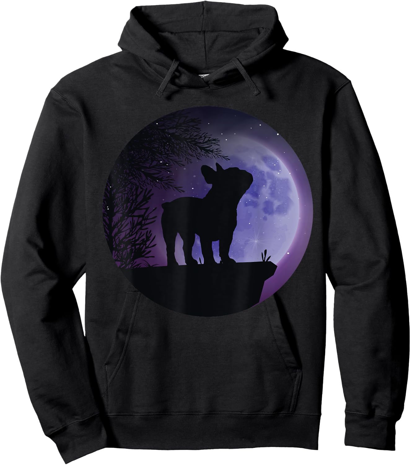 French Bulldog Frenchie Dog Women Kids Hoodie - Hoodie | Black