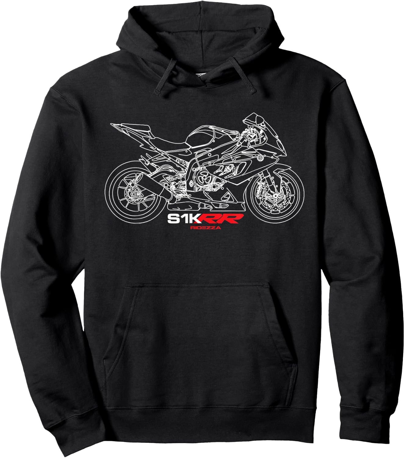 Ridezza Motorcycle S1000RR Designed by a Motorcyclis Hoodie - Hoodie | Black
