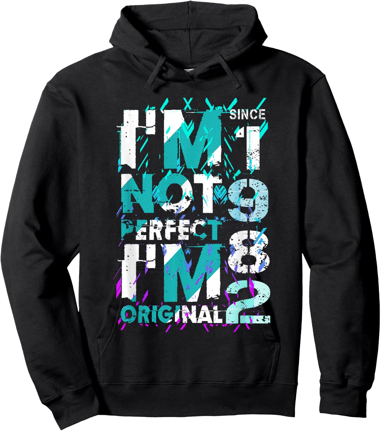 I'm not perfect, I'm original! 1982 Hoodie - Hoodie | Black