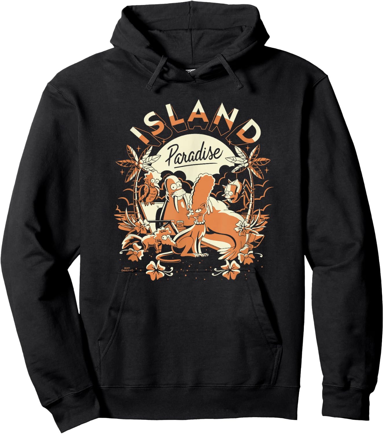 The Simpsons: Treehouse of Horror Island Paradise Group Alt Hoodie - Hoodie | Black