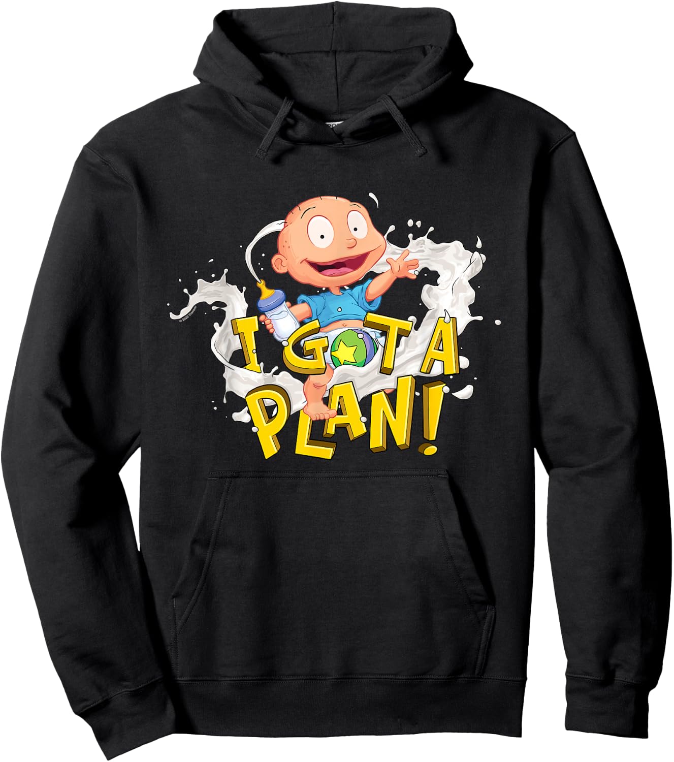 Rugrats Tommy Pickles Has A Plan Hoodie - Hoodie | Black