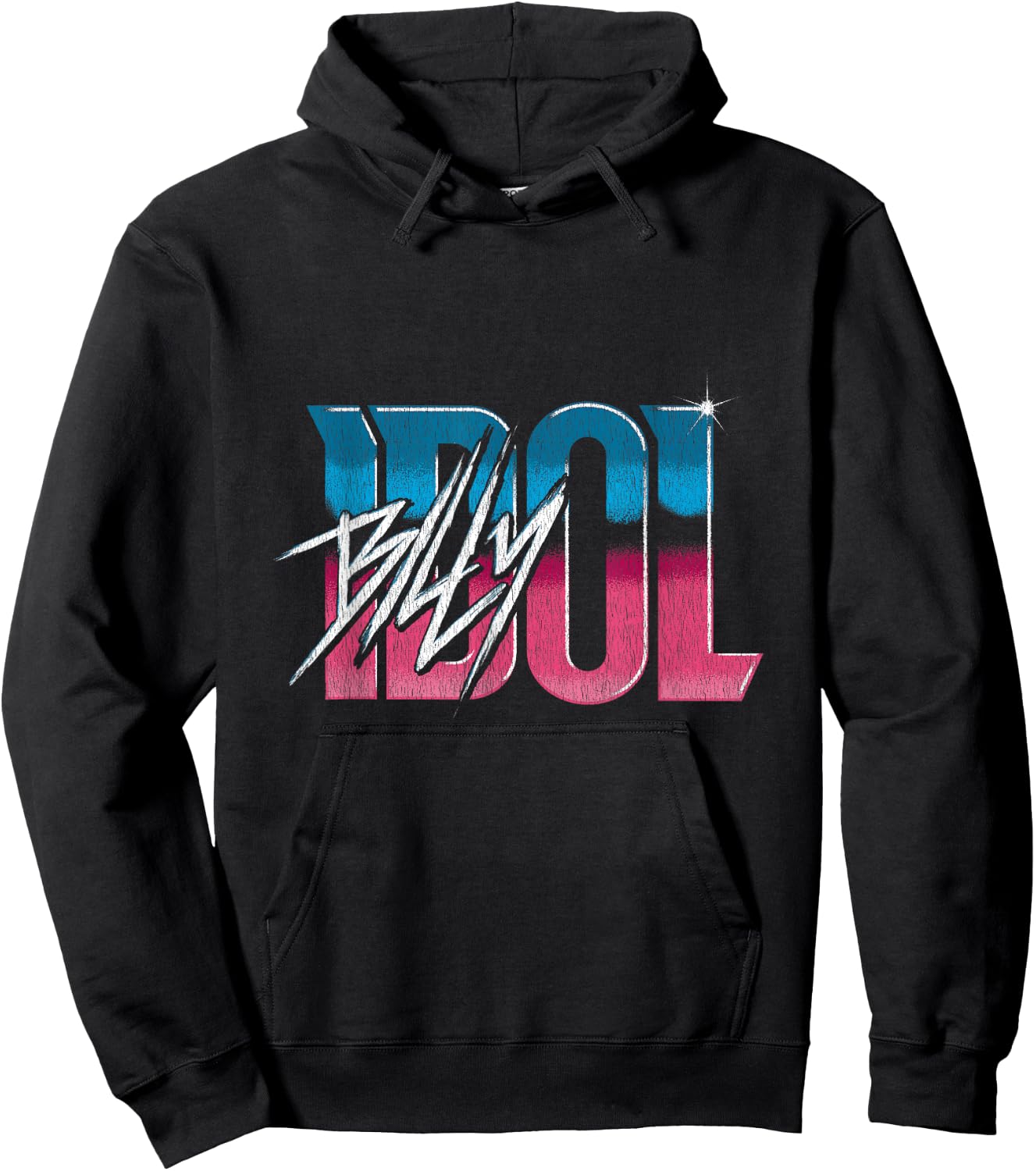 Billy Idol - Gradient Logo Hoodie - Hoodie | Black