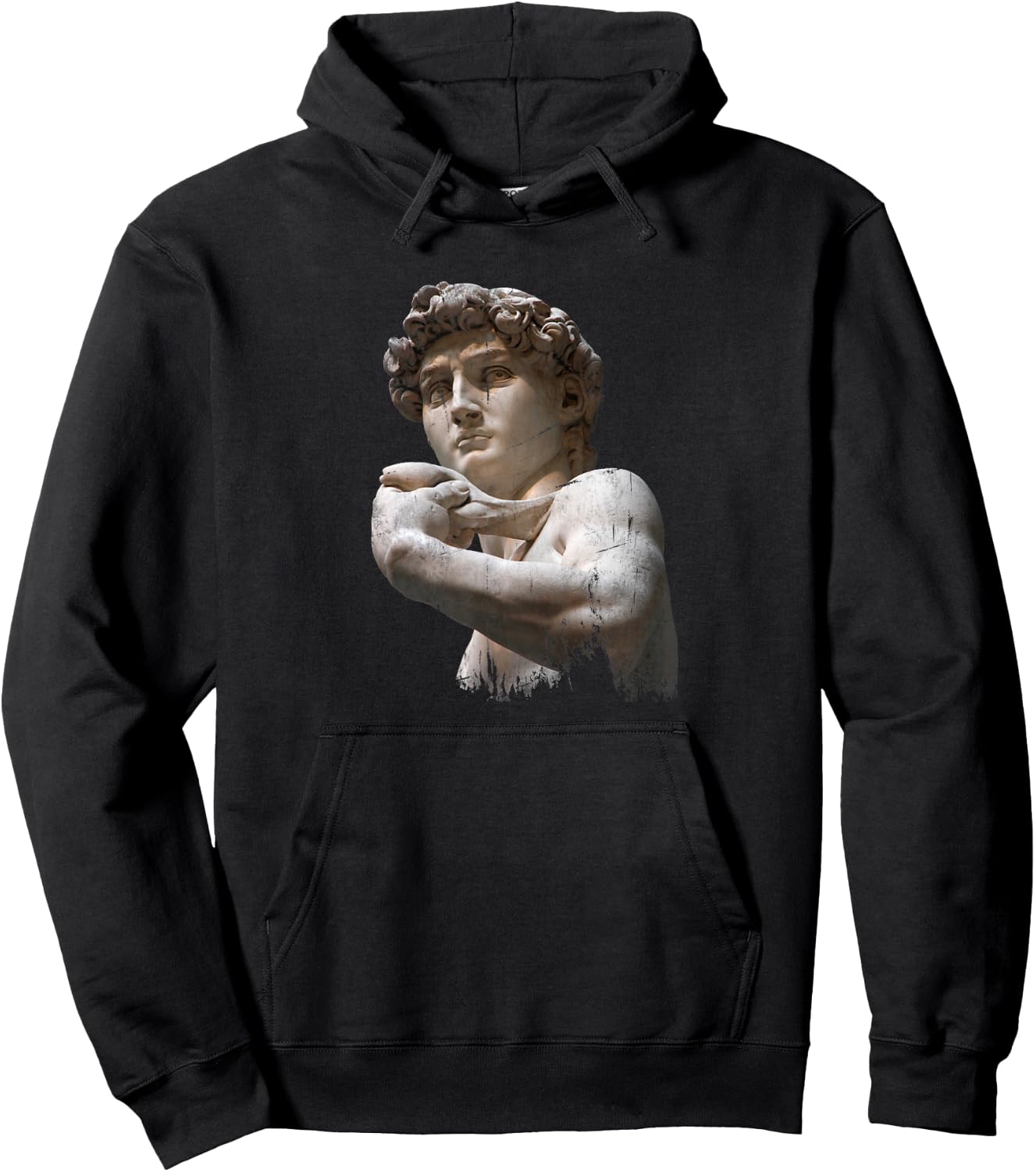 Michelangelo David for Art and Aesthetic Lover Hoodie - Hoodie | Black