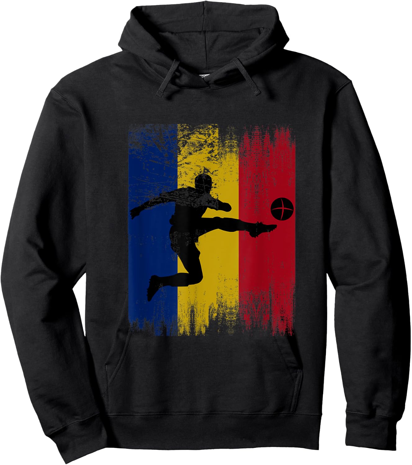 Romania Soccer Romanian Football Romania futbol team Hoodie - Hoodie | Black