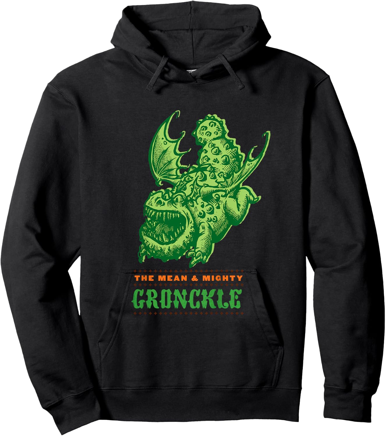Kids DreamWorks' Dragons: Green Gronckle Hoodie - Hoodie | Black