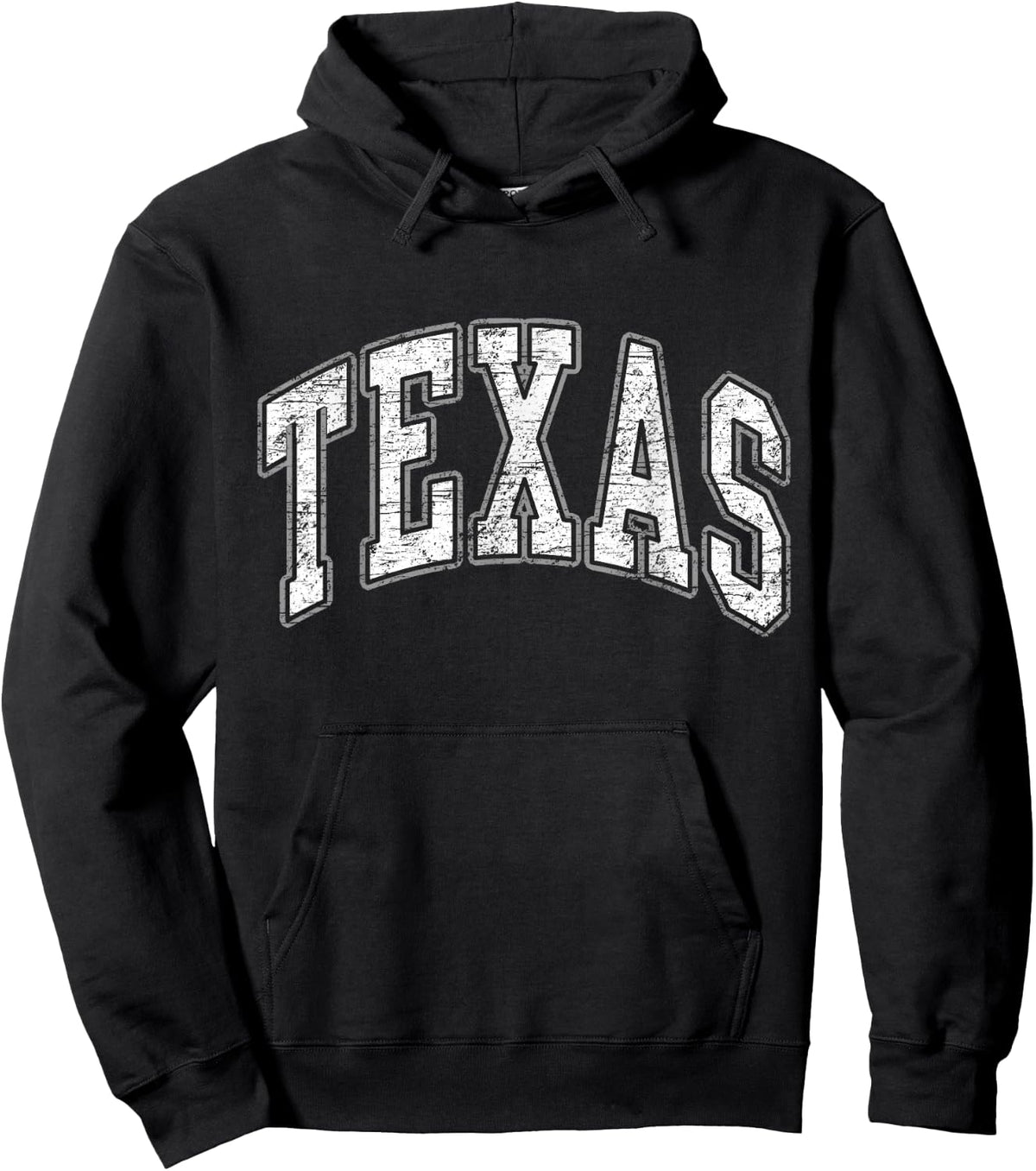 Texas Vintage Retro Varsity Arch Men Girl Women Kids Adult Hoodie - Hoodie | Black