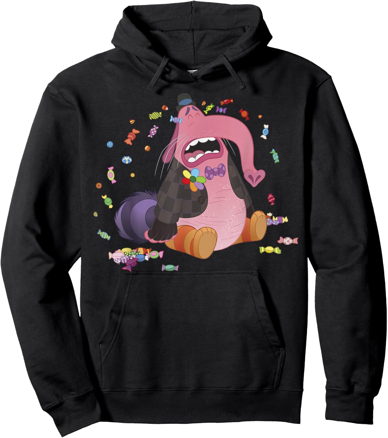 Disney Pixar Inside Out Bing Bong Crying Candy Portrait Hoodie - Hoodie | Black