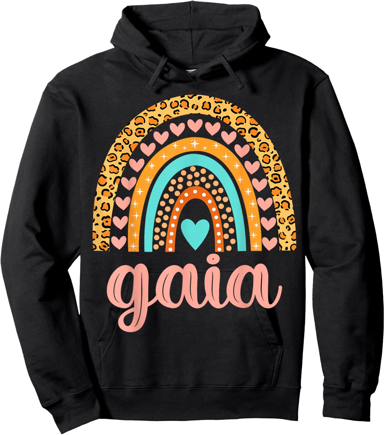 Gaia Gaia Name Birthday Shirt Gift Hoodie - Hoodie | Black