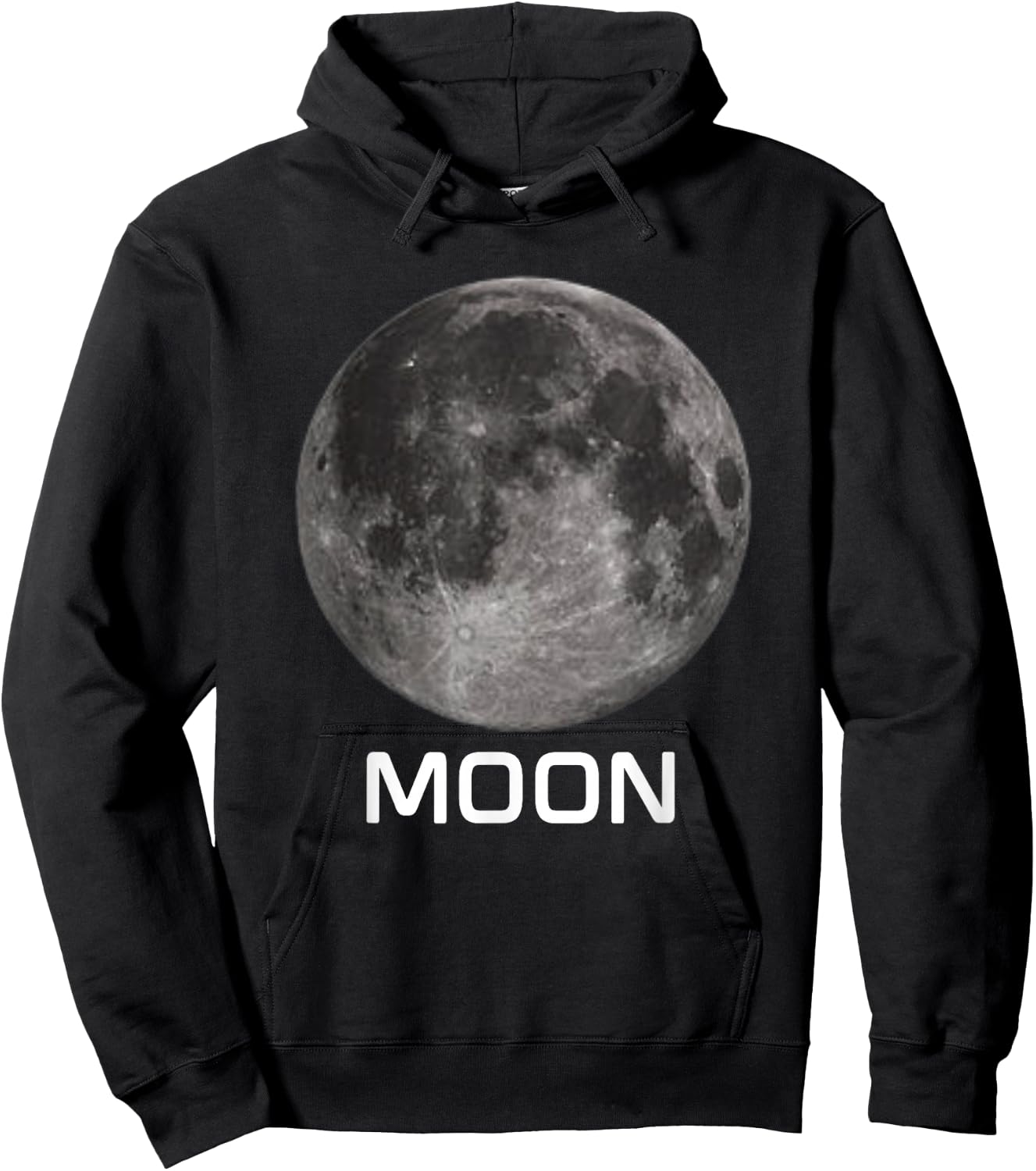 Solar System Earth Moon Outer Space Hoodie - Hoodie | Black