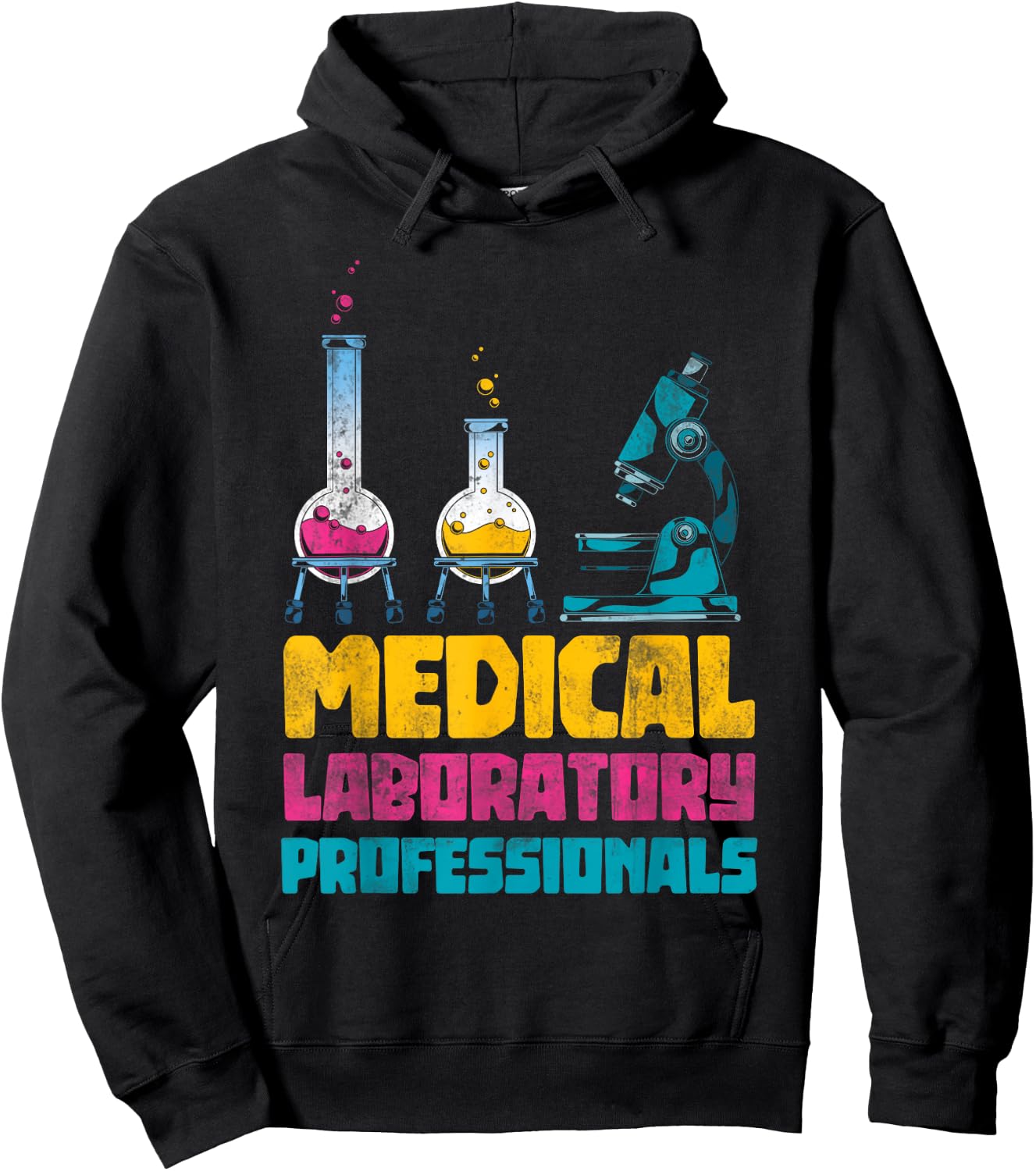 Med Lab Technician Medical Laboratory Professionals Hoodie - Hoodie | Black