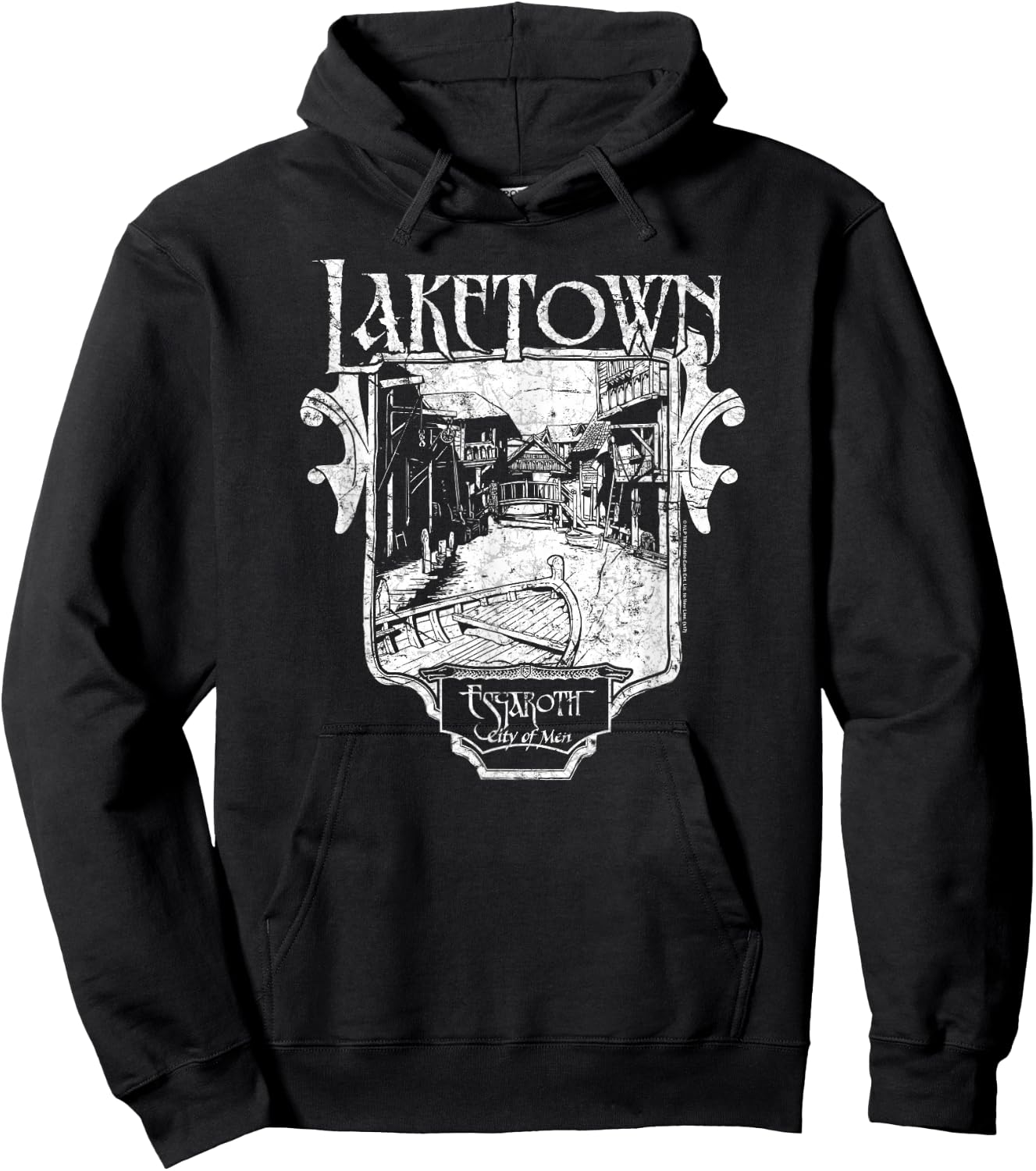 Hobbit Laketown Simple Hoodie - Hoodie | Black