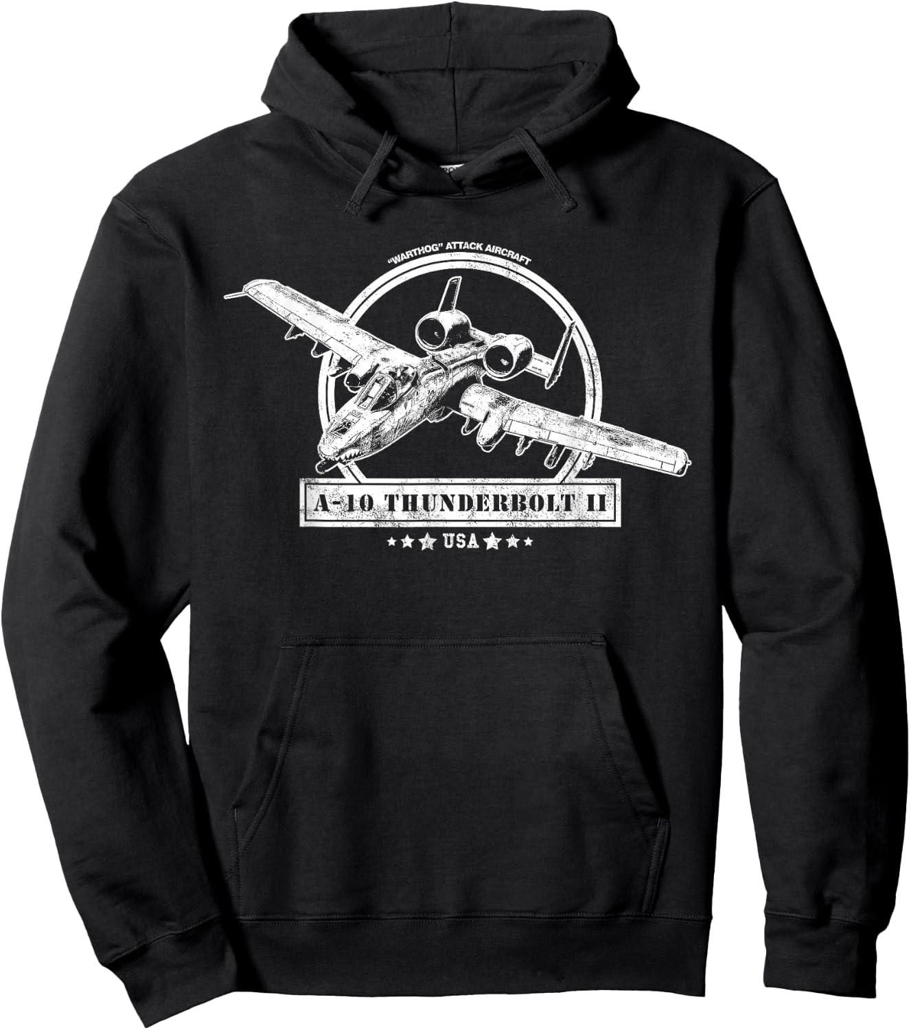 A-10 Thunderbolt II Aircraft Hoodie - Hoodie | Black
