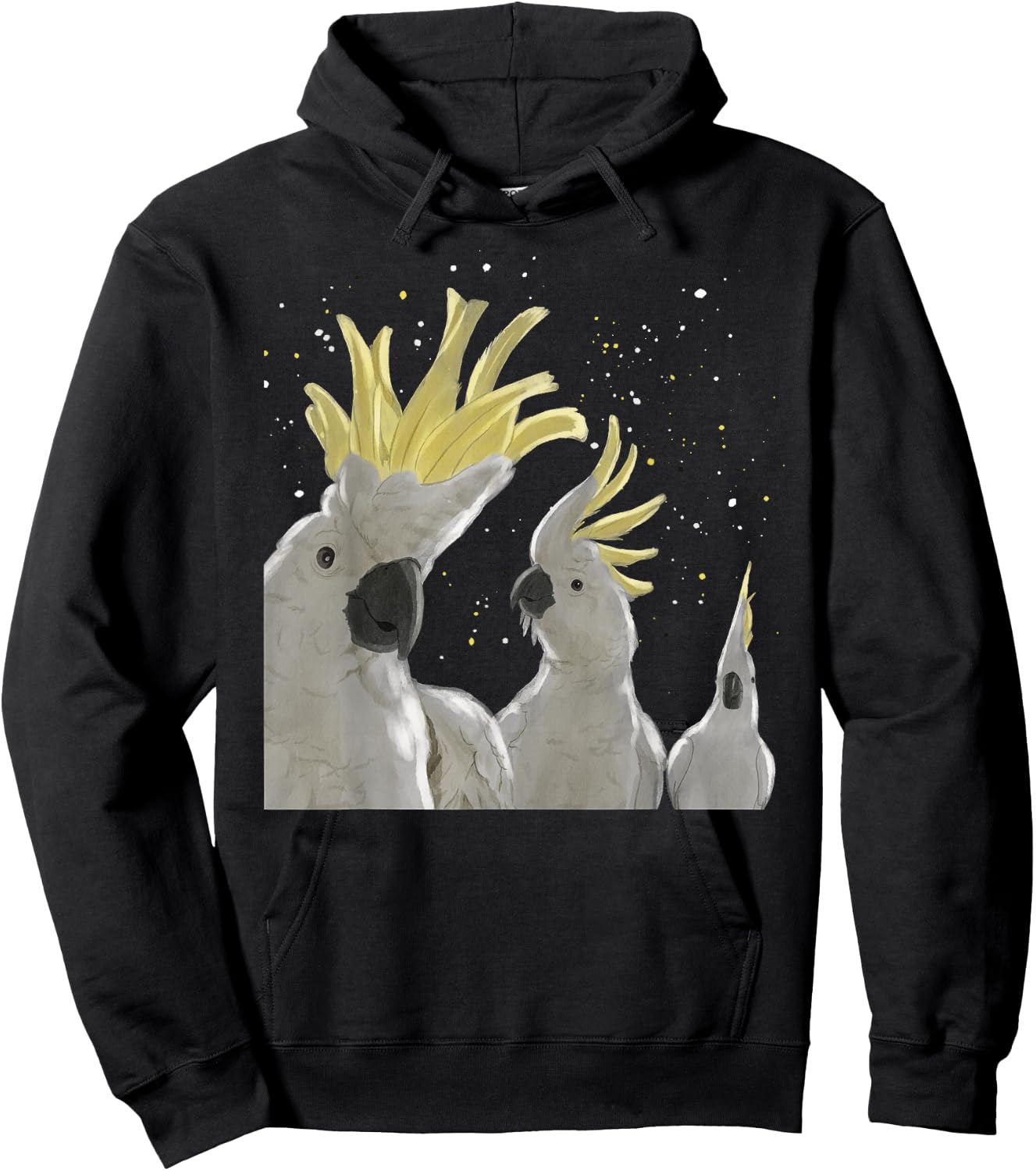 Parrot Birds Cockatoo Hoodie - Hoodie | Black