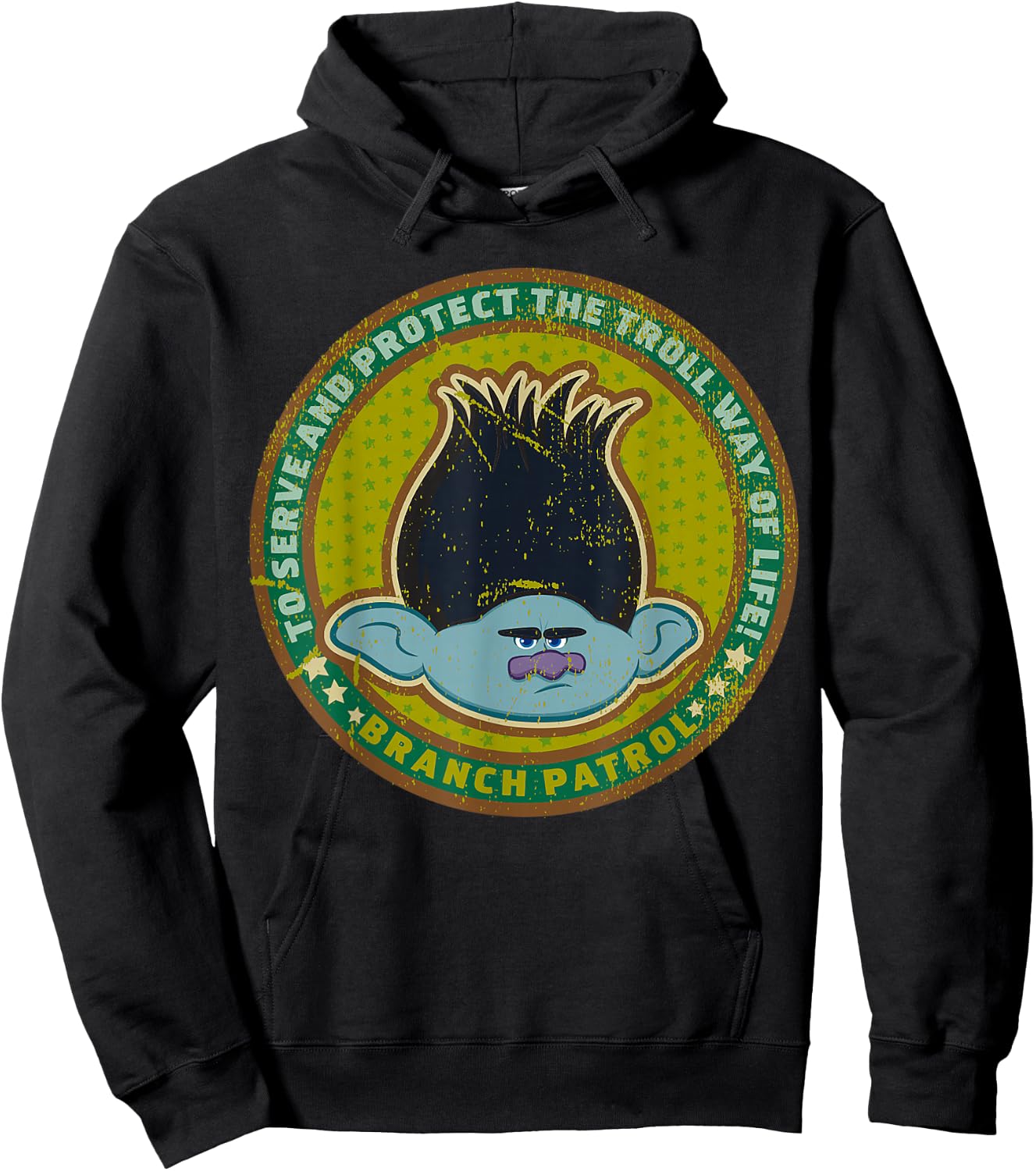 DreamWorks Trolls Branch Patrol Hoodie - Hoodie | Black