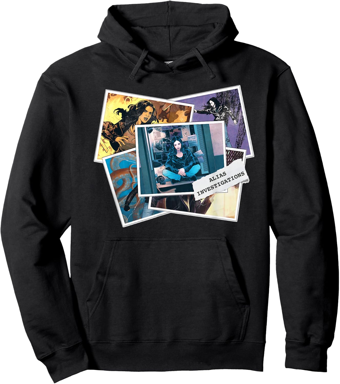 Marvel Jessica Jones Alias Investigations Photos Hoodie - Hoodie | Black
