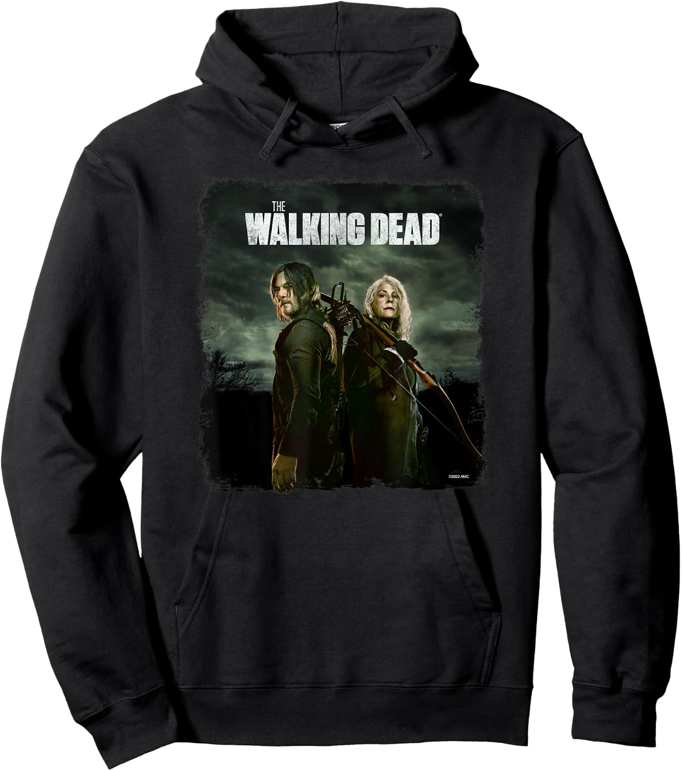 The Walking Dead Daryl and Carol Season 11 Hoodie - Hoodie | Black