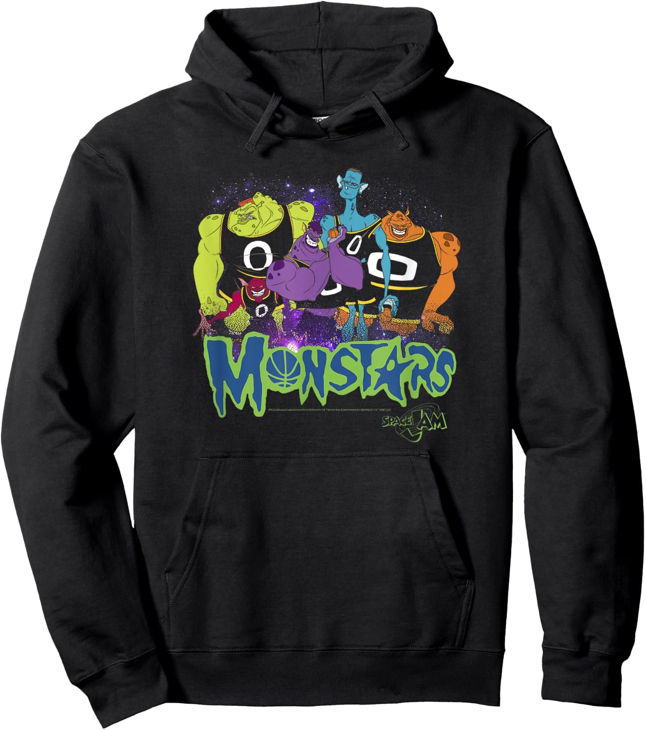 Space Jam Classic Monstars Game Day Aliens Hoodie - Hoodie | Black